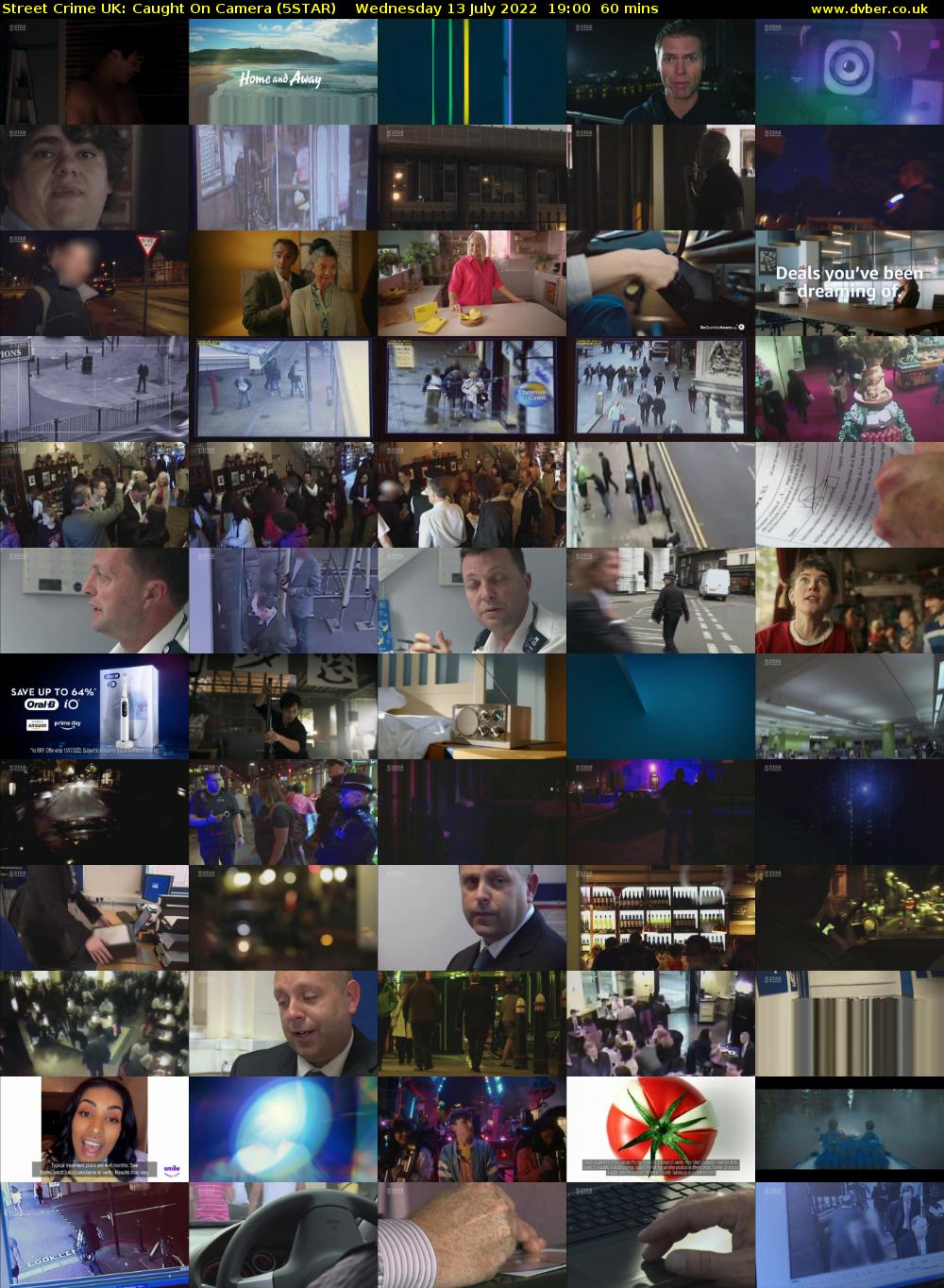 Street Crime UK: Caught On Camera (5STAR) Wednesday 13 July 2022 19:00 - 20:00