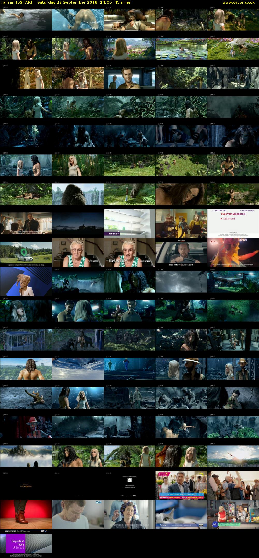 Tarzan (5STAR) Saturday 22 September 2018 14:05 - 14:50