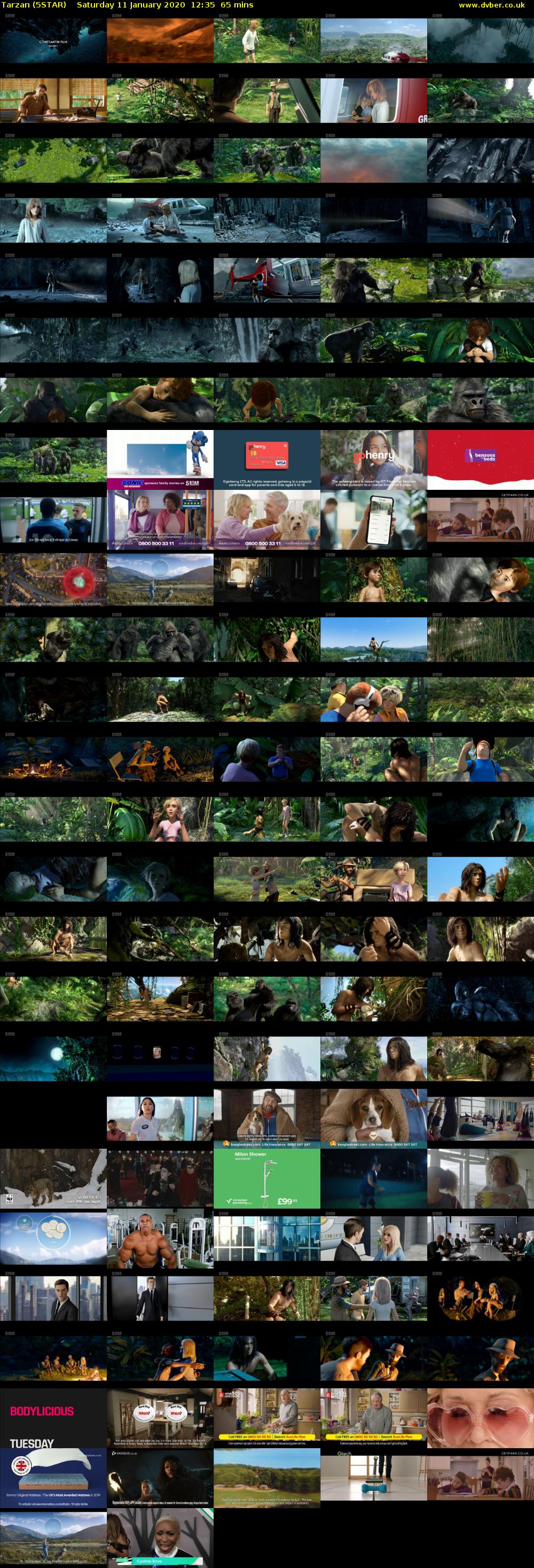 Tarzan (5STAR) Saturday 11 January 2020 12:35 - 13:40