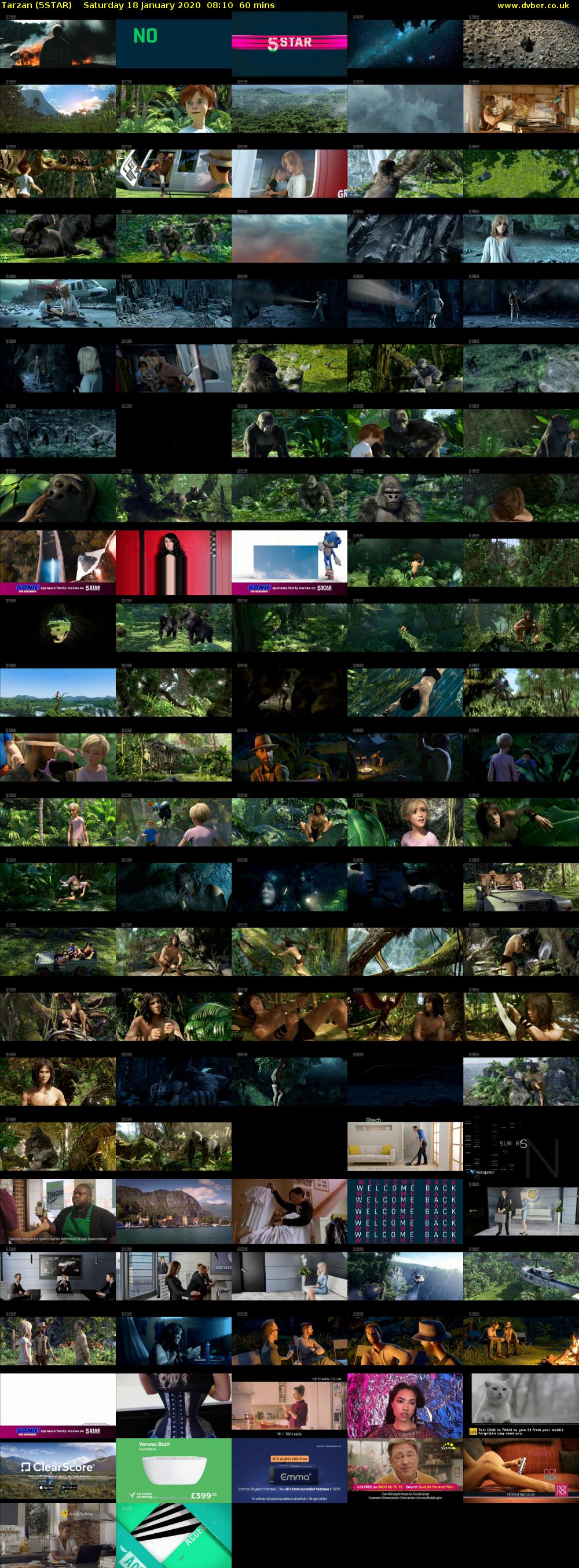 Tarzan (5STAR) Saturday 18 January 2020 08:10 - 09:10