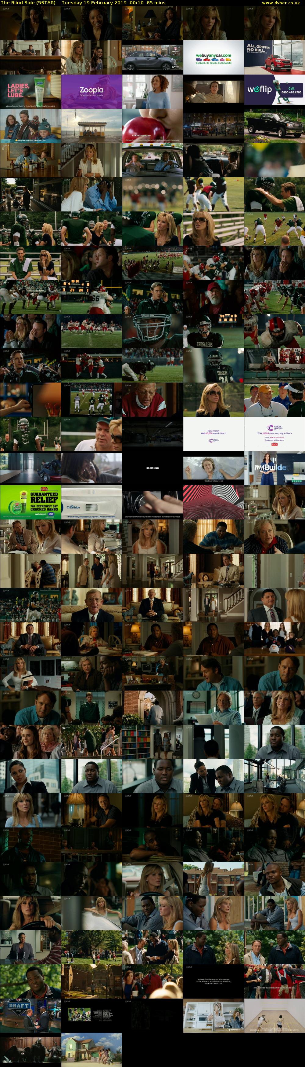 The Blind Side (5STAR) Tuesday 19 February 2019 00:10 - 01:35