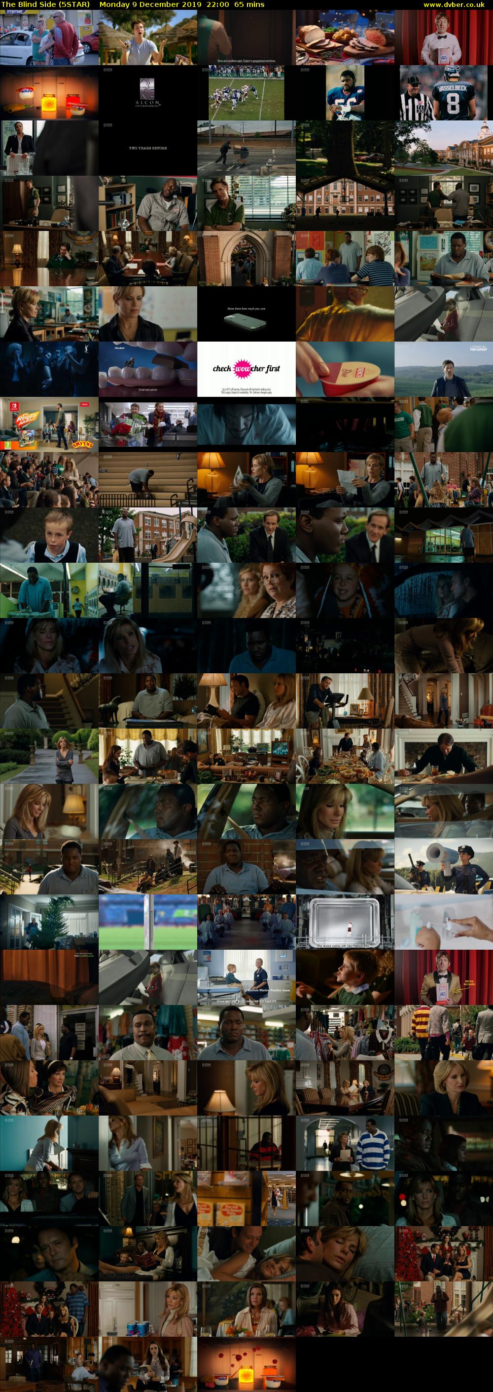 The Blind Side (5STAR) Monday 9 December 2019 22:00 - 23:05