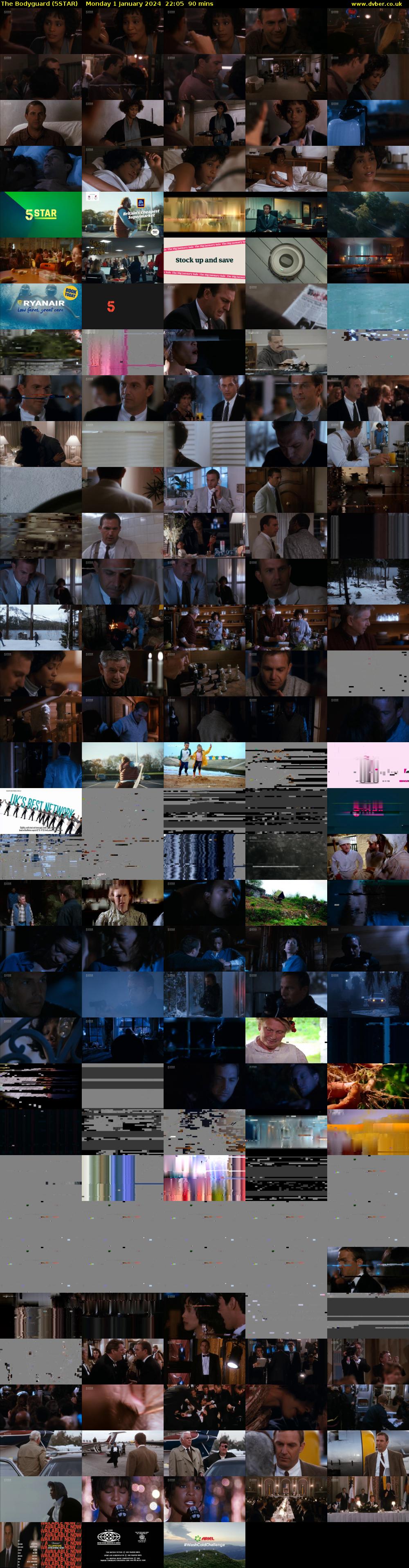 The Bodyguard (5STAR) Monday 1 January 2024 22:05 - 23:35