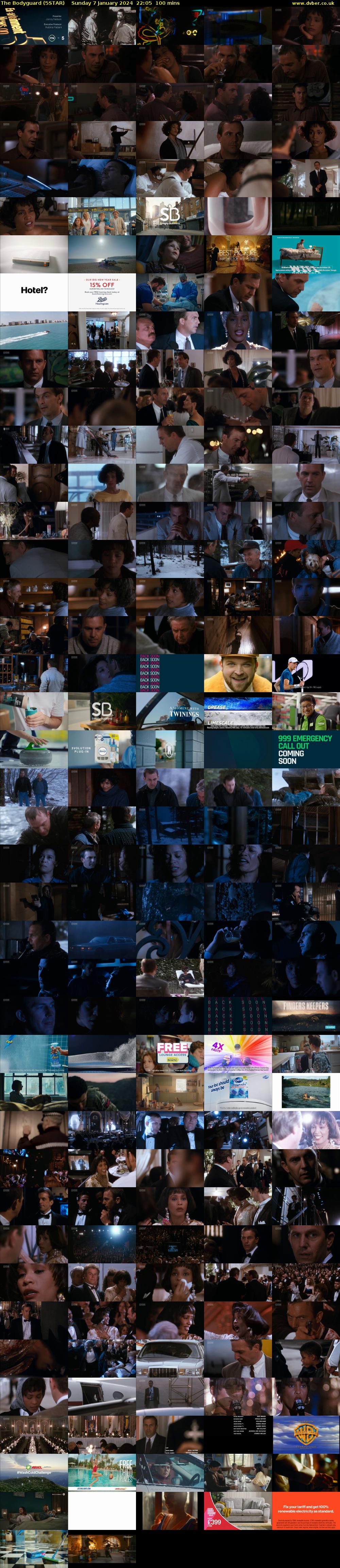 The Bodyguard (5STAR) Sunday 7 January 2024 22:05 - 23:45