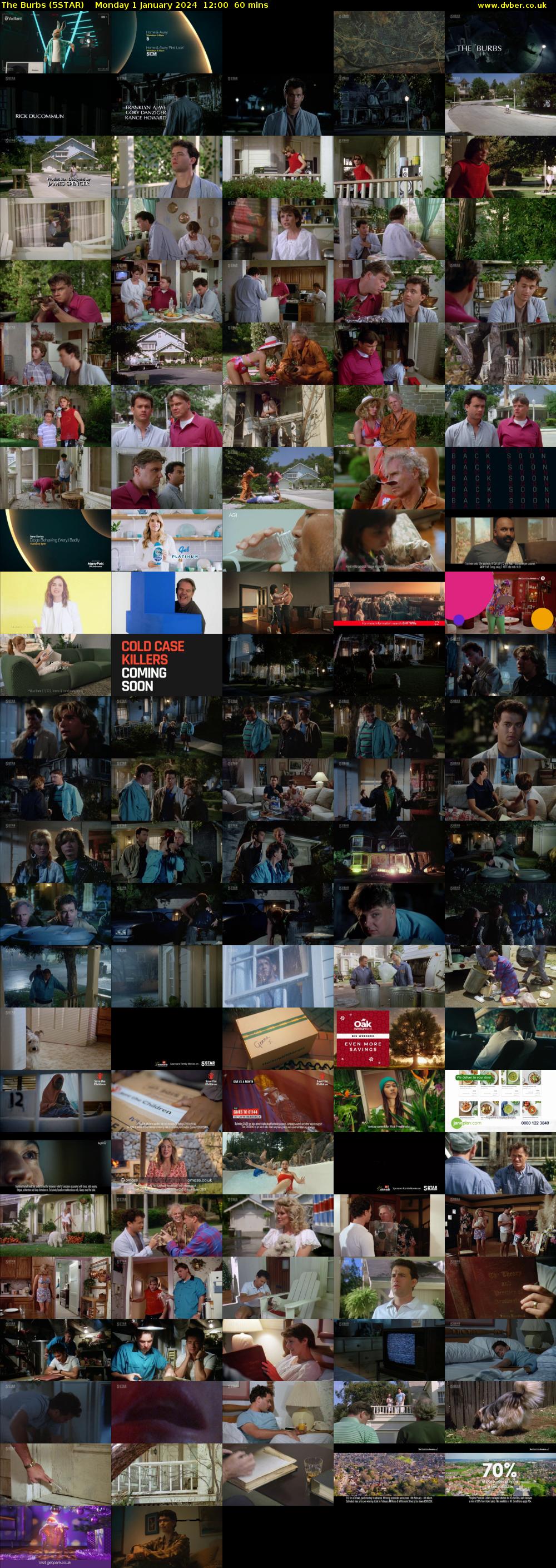 The Burbs (5STAR) Monday 1 January 2024 12:00 - 13:00