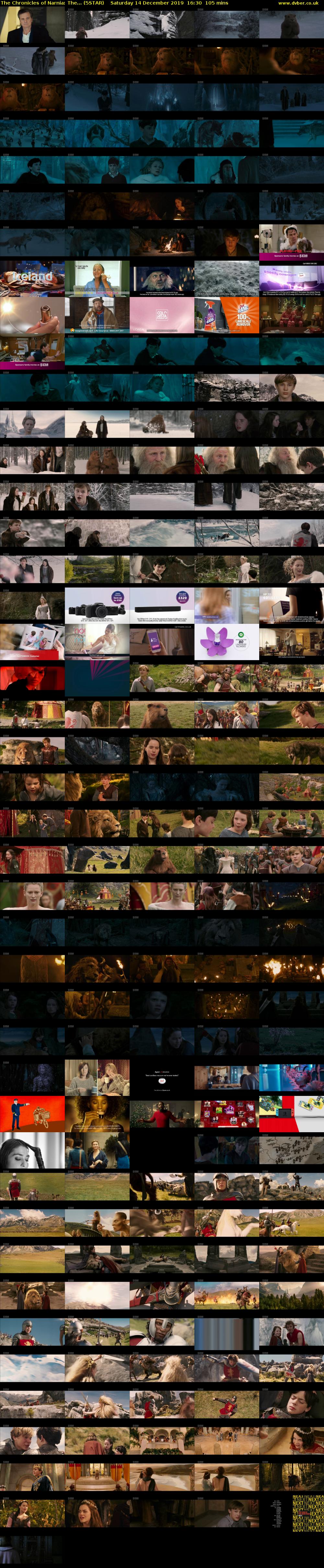 The Chronicles of Narnia: The... (5STAR) Saturday 14 December 2019 16:30 - 18:15