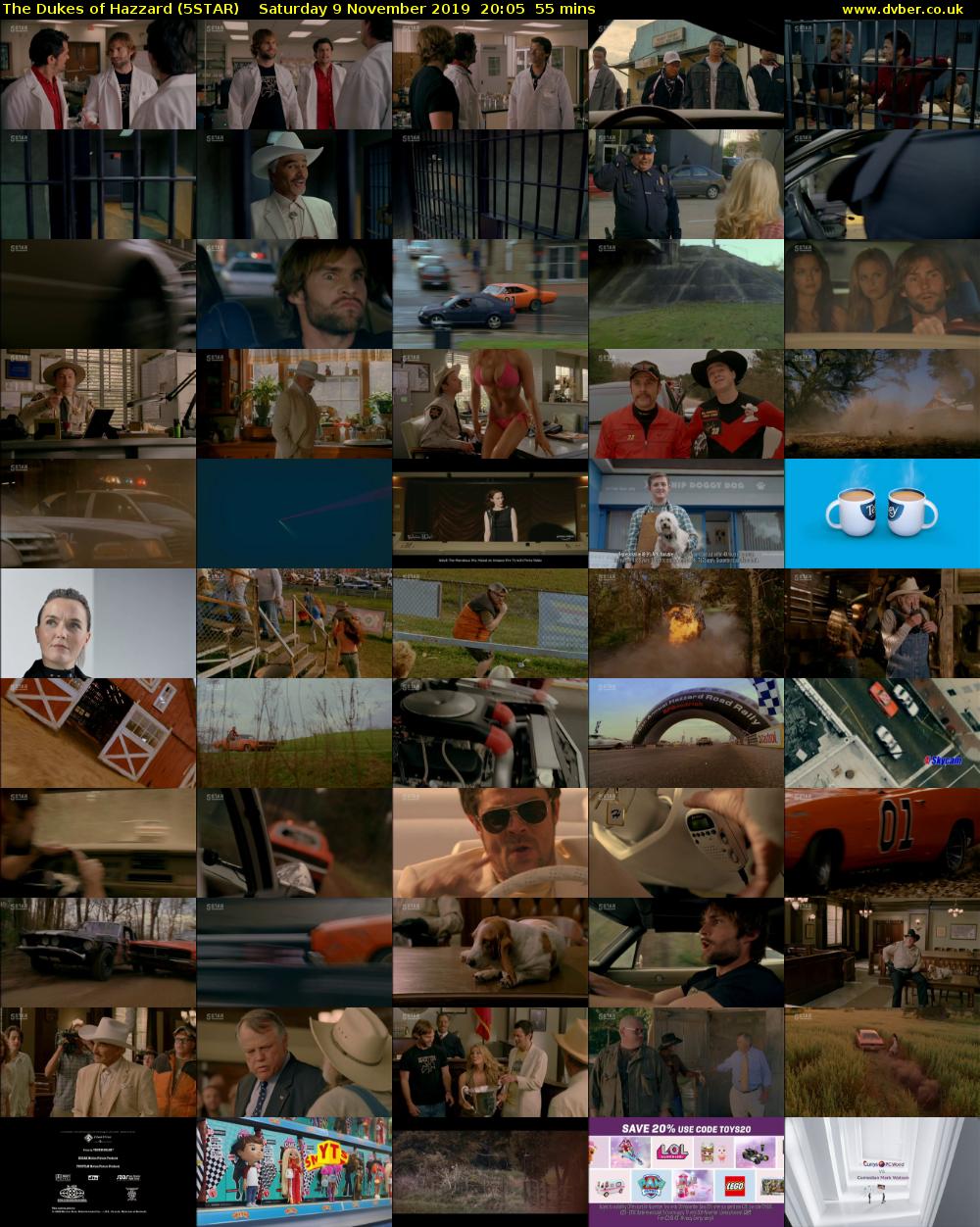 The Dukes of Hazzard (5STAR) Saturday 9 November 2019 20:05 - 21:00