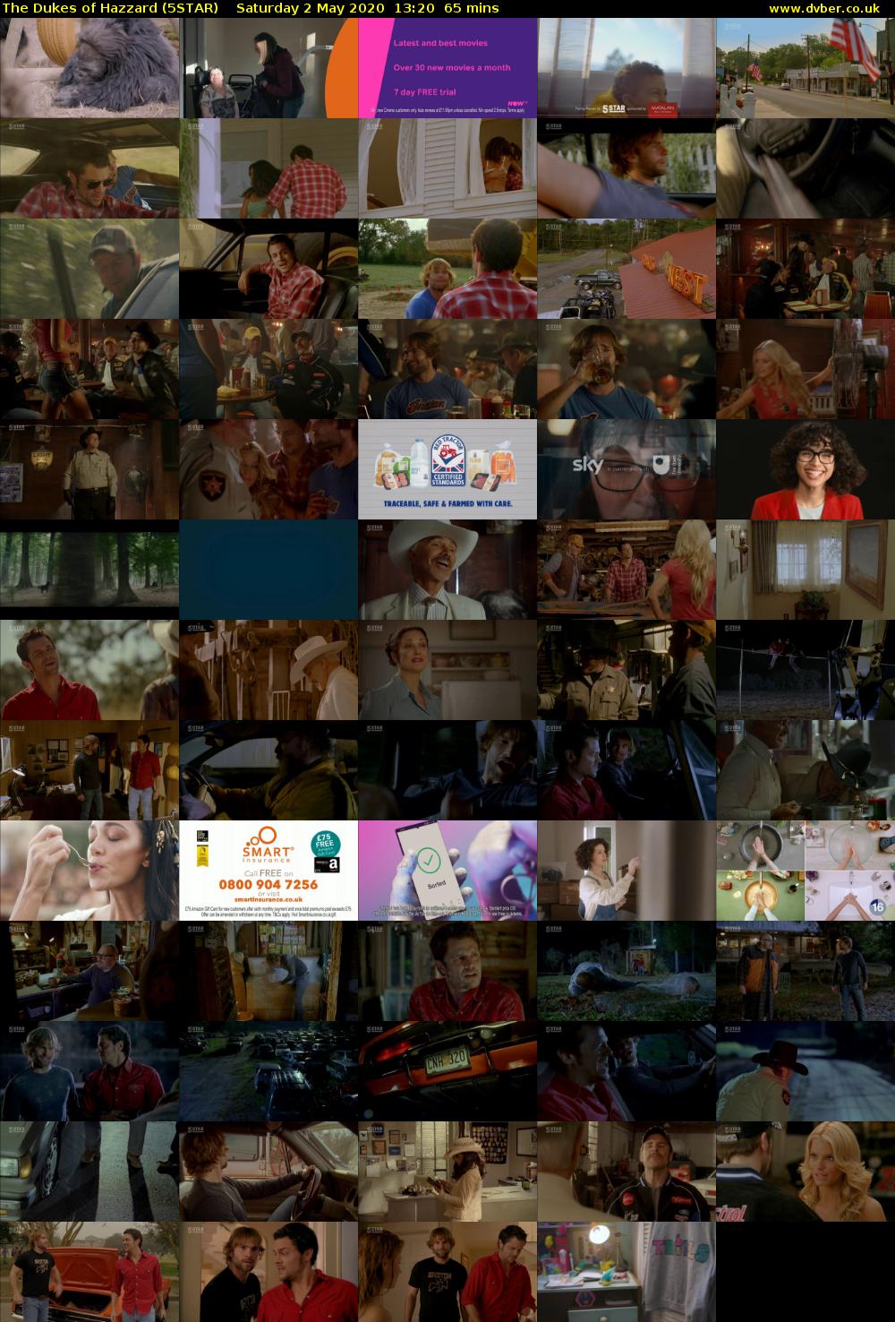 The Dukes of Hazzard (5STAR) Saturday 2 May 2020 13:20 - 14:25