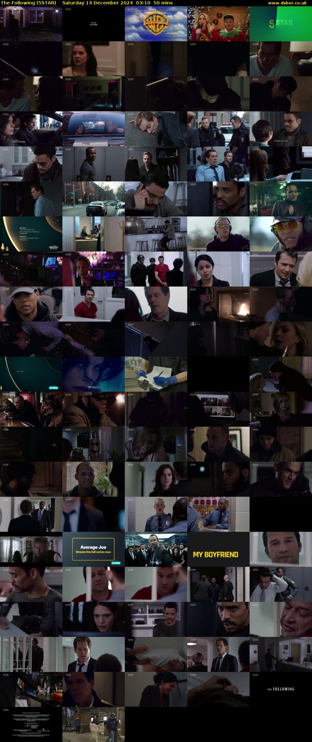 The Following (5STAR) Saturday 14 December 2024 03:10 - 04:00