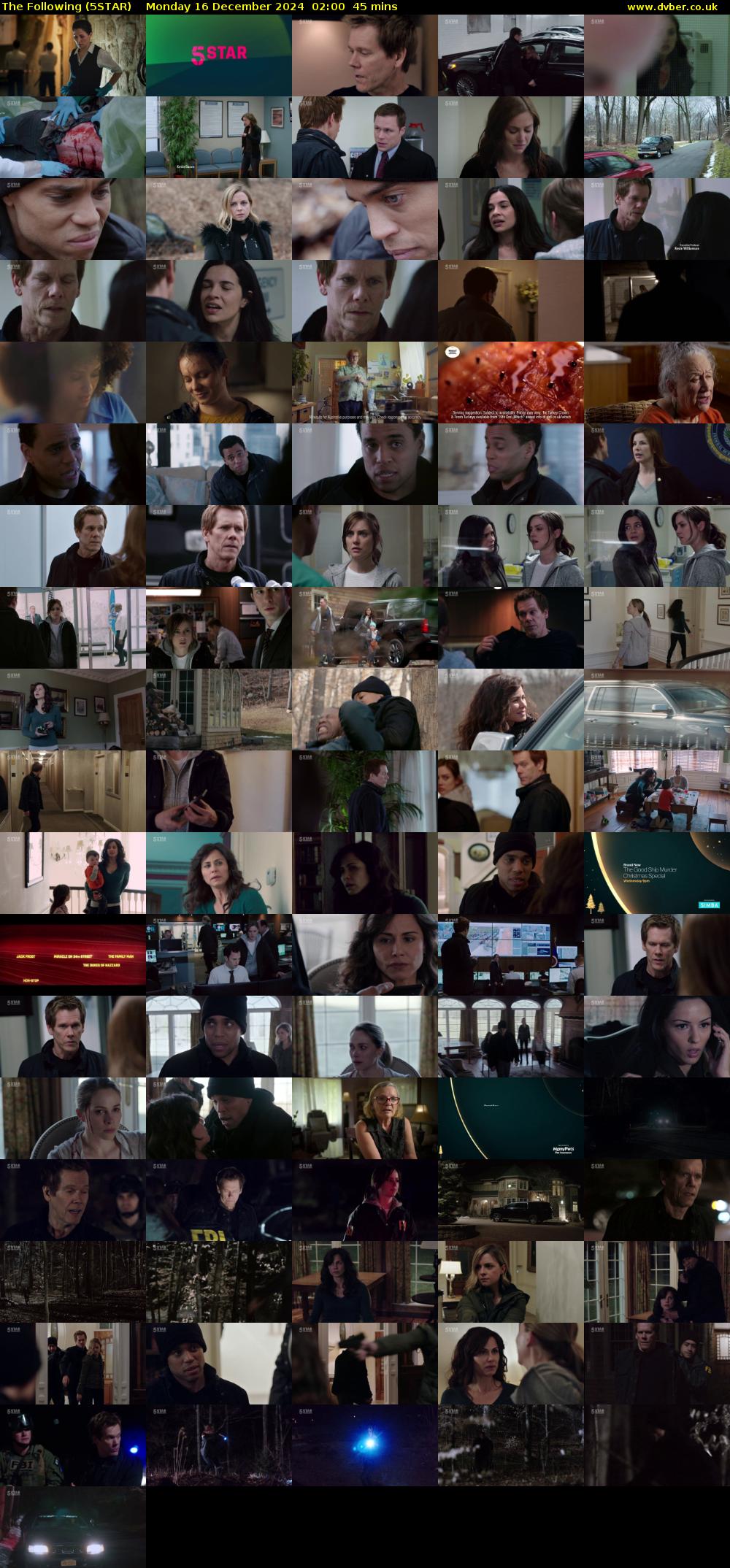 The Following (5STAR) Monday 16 December 2024 02:00 - 02:45