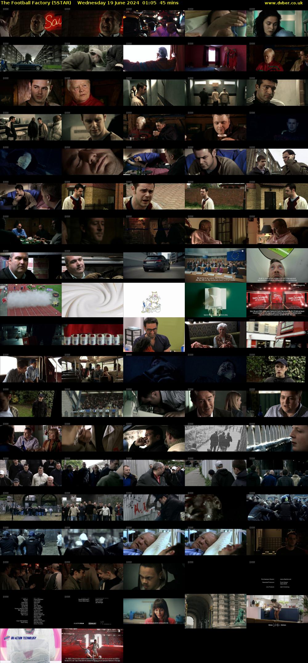 The Football Factory (5STAR) Wednesday 19 June 2024 01:05 - 01:50
