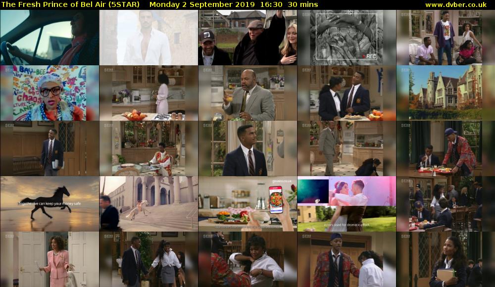 The Fresh Prince of Bel Air (5STAR) Monday 2 September 2019 16:30 - 17:00
