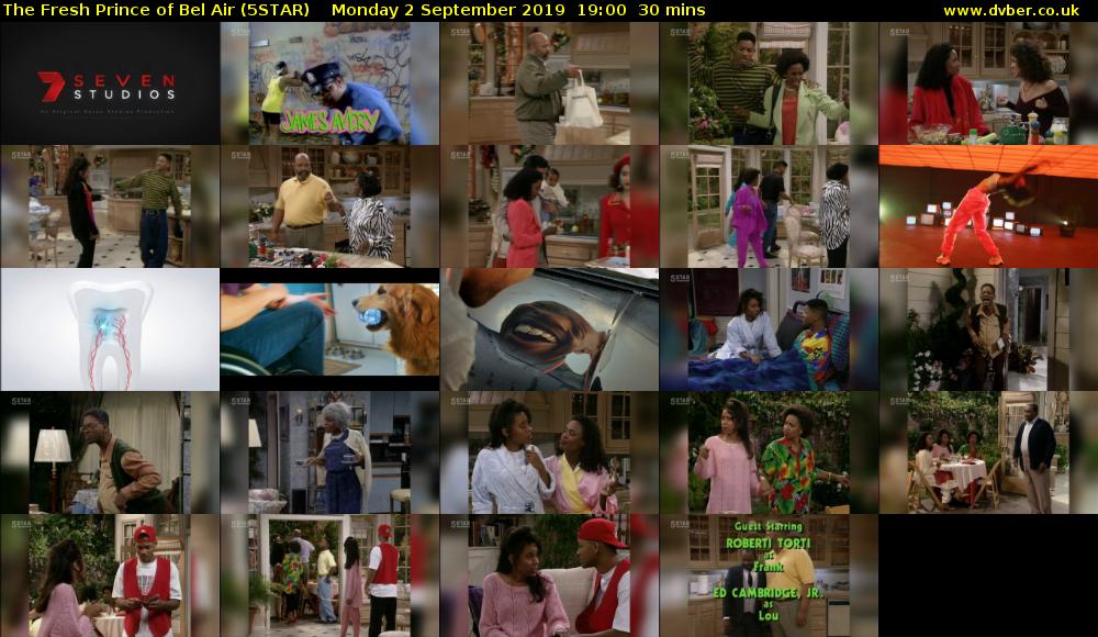The Fresh Prince of Bel Air (5STAR) Monday 2 September 2019 19:00 - 19:30