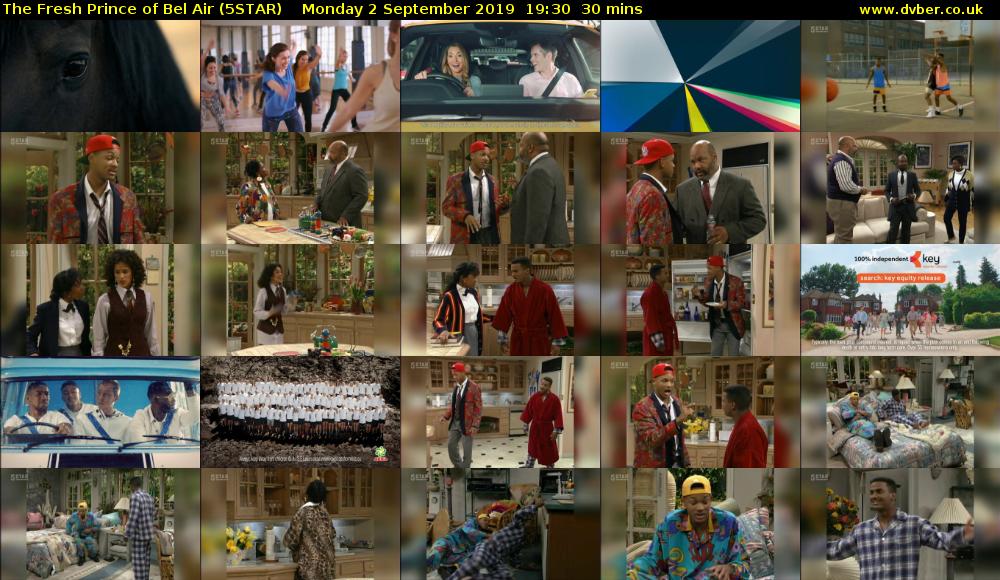 The Fresh Prince of Bel Air (5STAR) Monday 2 September 2019 19:30 - 20:00