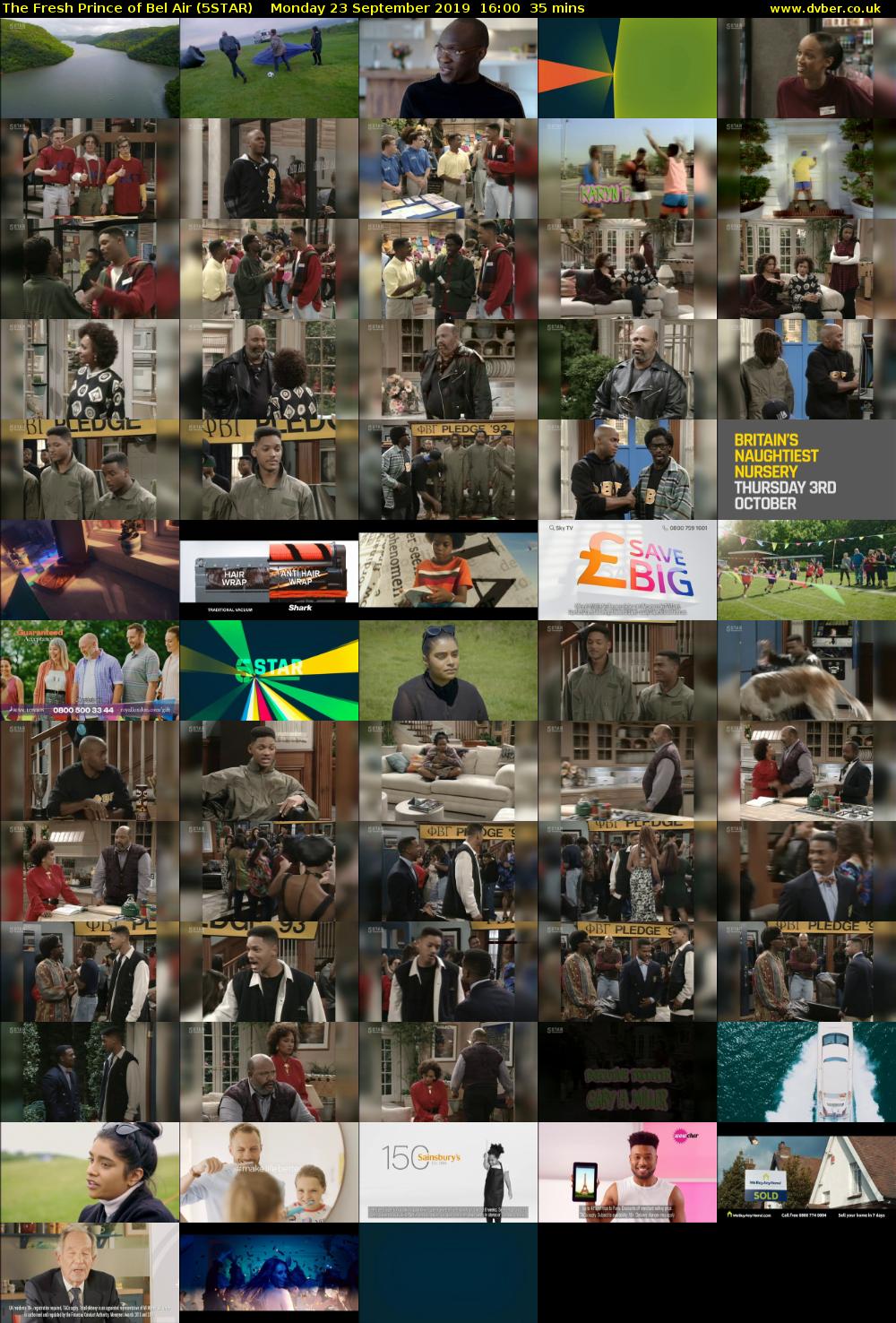 The Fresh Prince of Bel Air (5STAR) Monday 23 September 2019 16:00 - 16:35