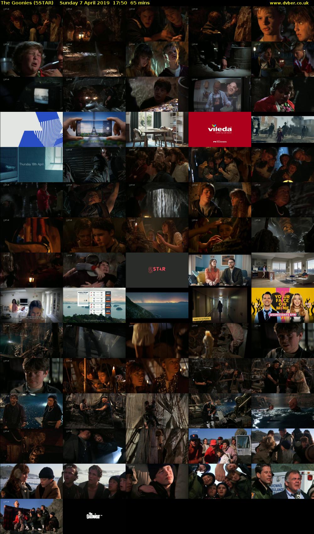 The Goonies (5STAR) Sunday 7 April 2019 17:50 - 18:55