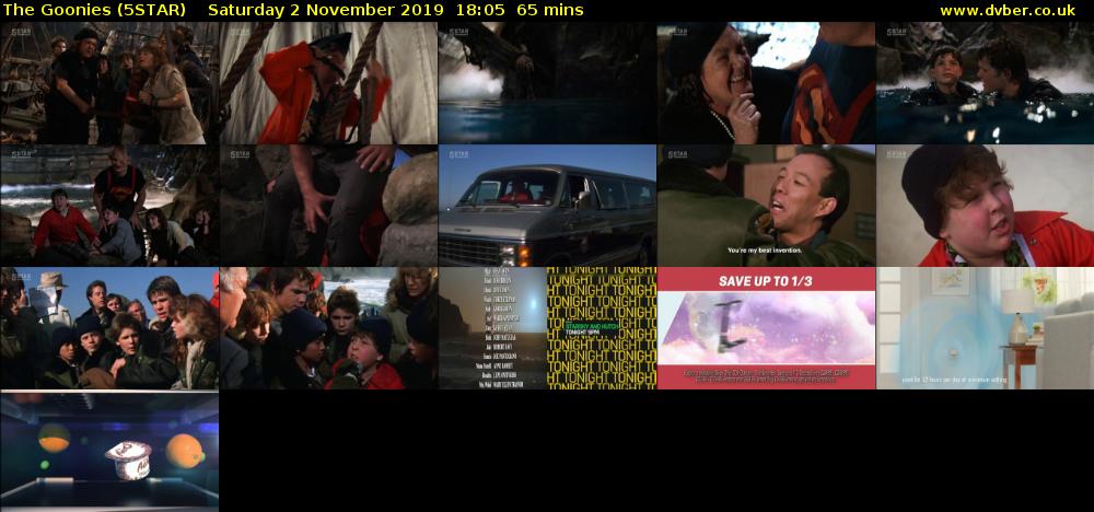 The Goonies (5STAR) Saturday 2 November 2019 18:05 - 19:10