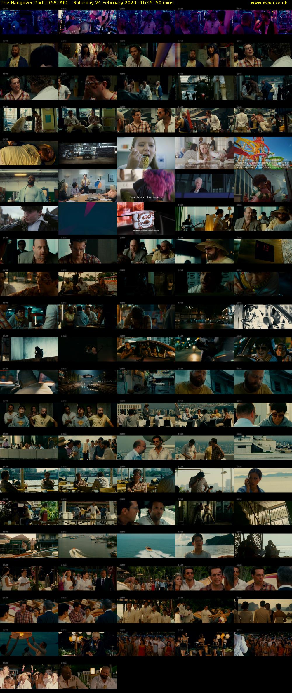 The Hangover Part II (5STAR) Saturday 24 February 2024 01:45 - 02:35