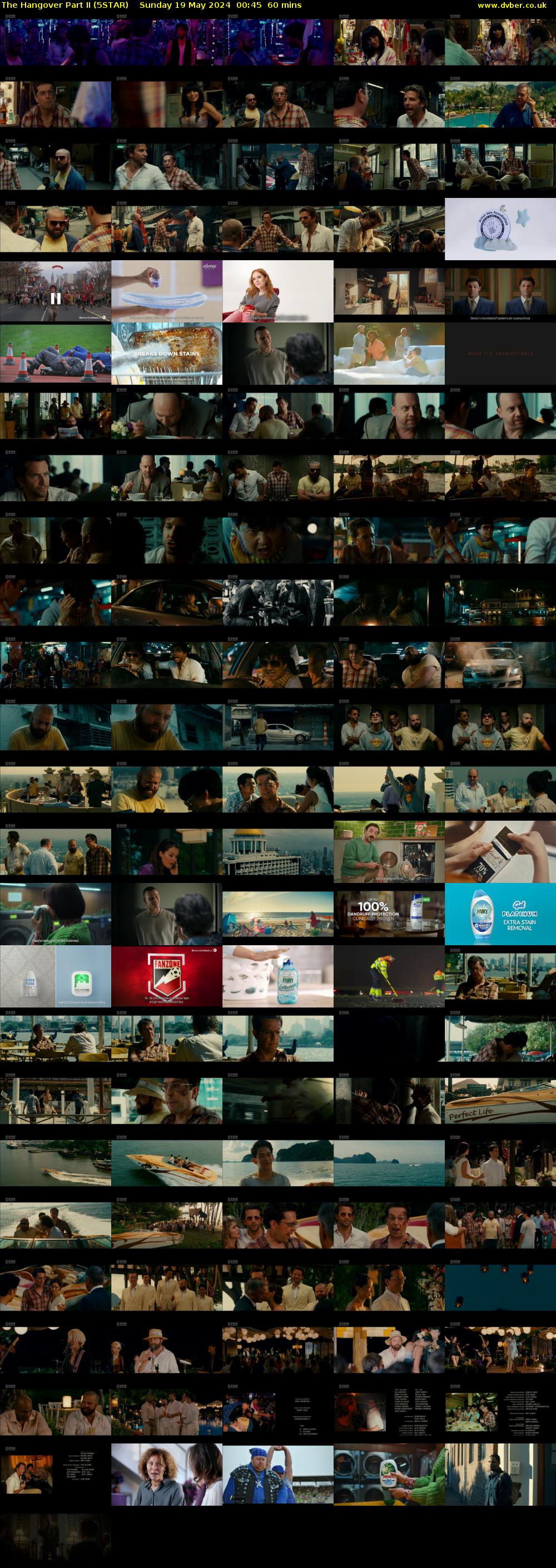 The Hangover Part II (5STAR) Sunday 19 May 2024 00:45 - 01:45