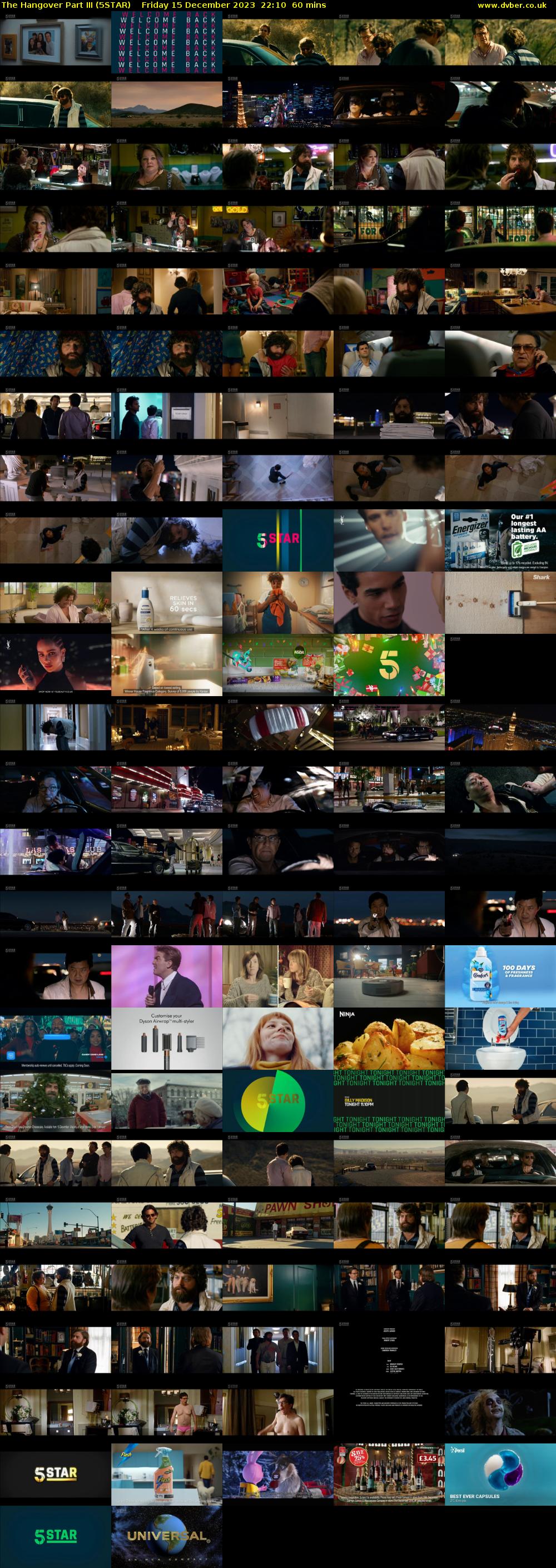 The Hangover Part III (5STAR) Friday 15 December 2023 22:10 - 23:10