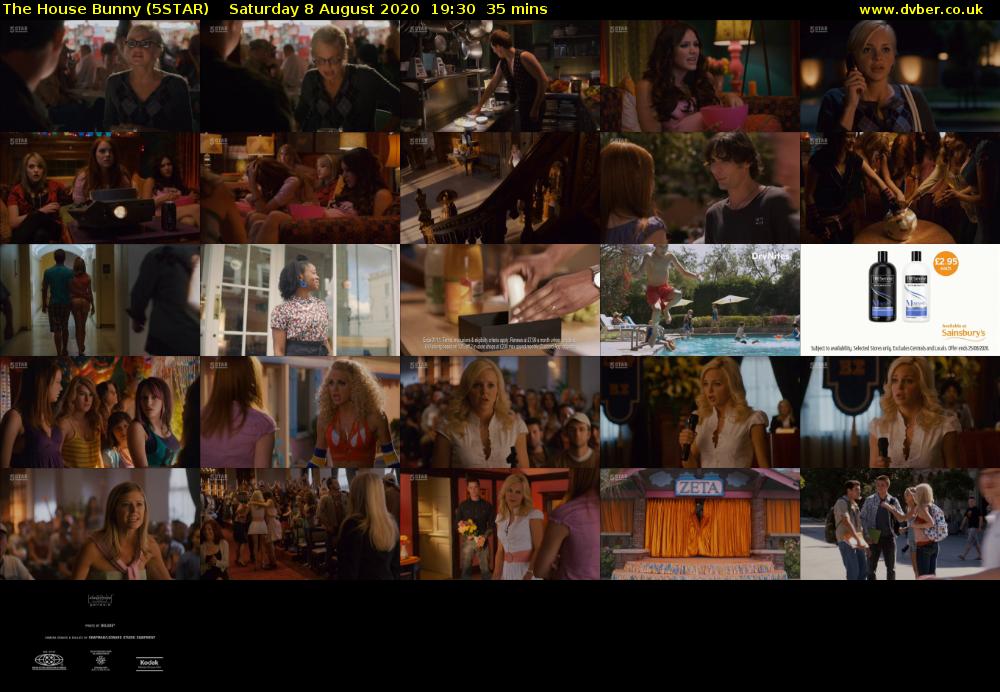 The House Bunny (5STAR) Saturday 8 August 2020 19:30 - 20:05