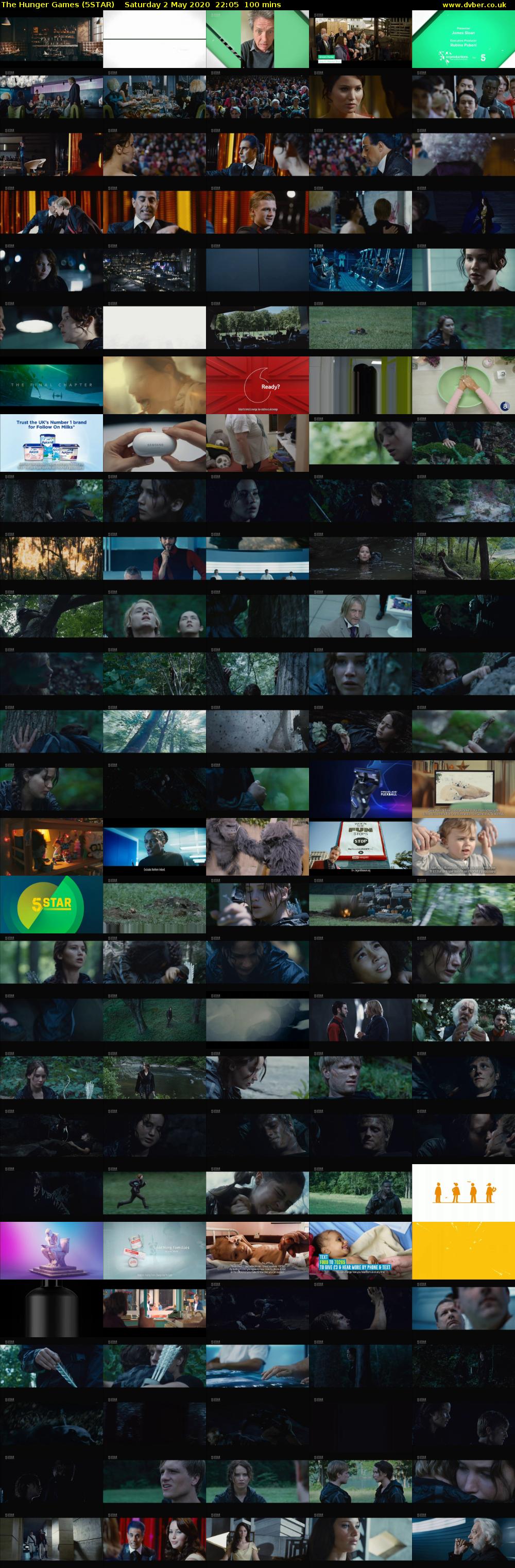 The Hunger Games (5STAR) Saturday 2 May 2020 22:05 - 23:45