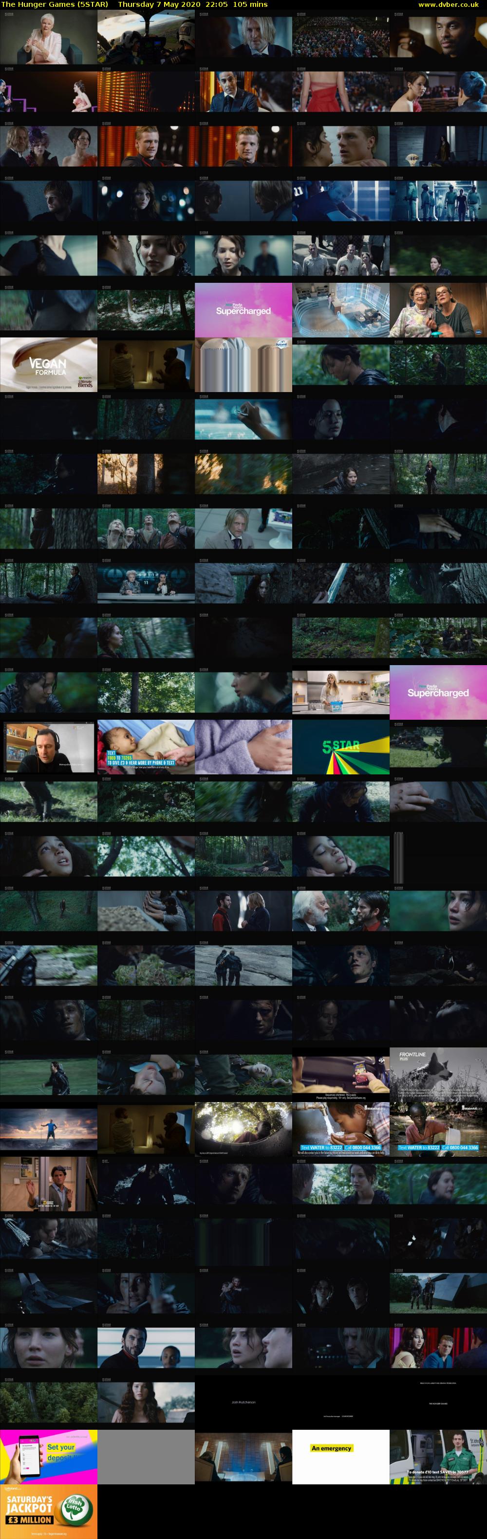 The Hunger Games (5STAR) Thursday 7 May 2020 22:05 - 23:50