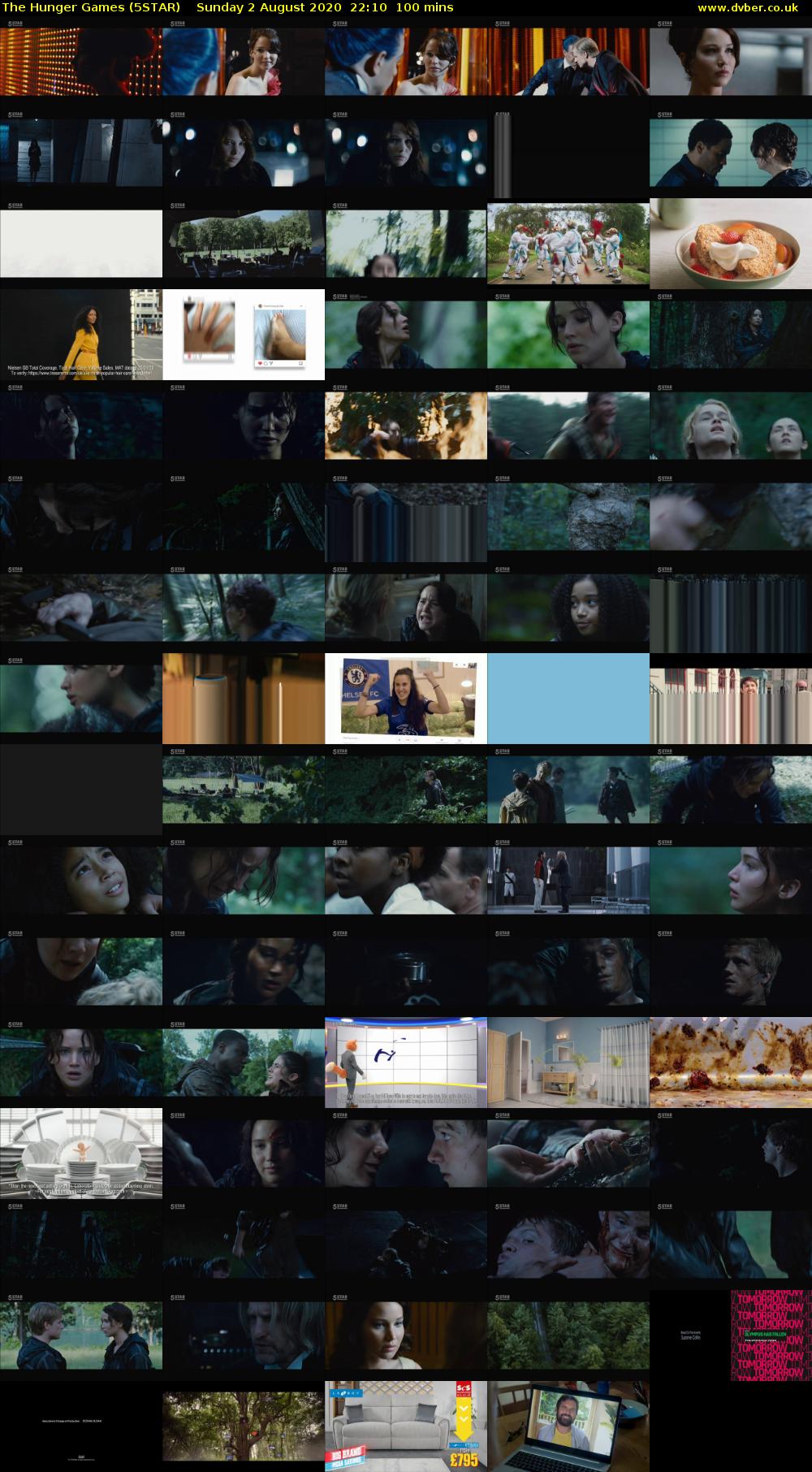 The Hunger Games (5STAR) Sunday 2 August 2020 22:10 - 23:50