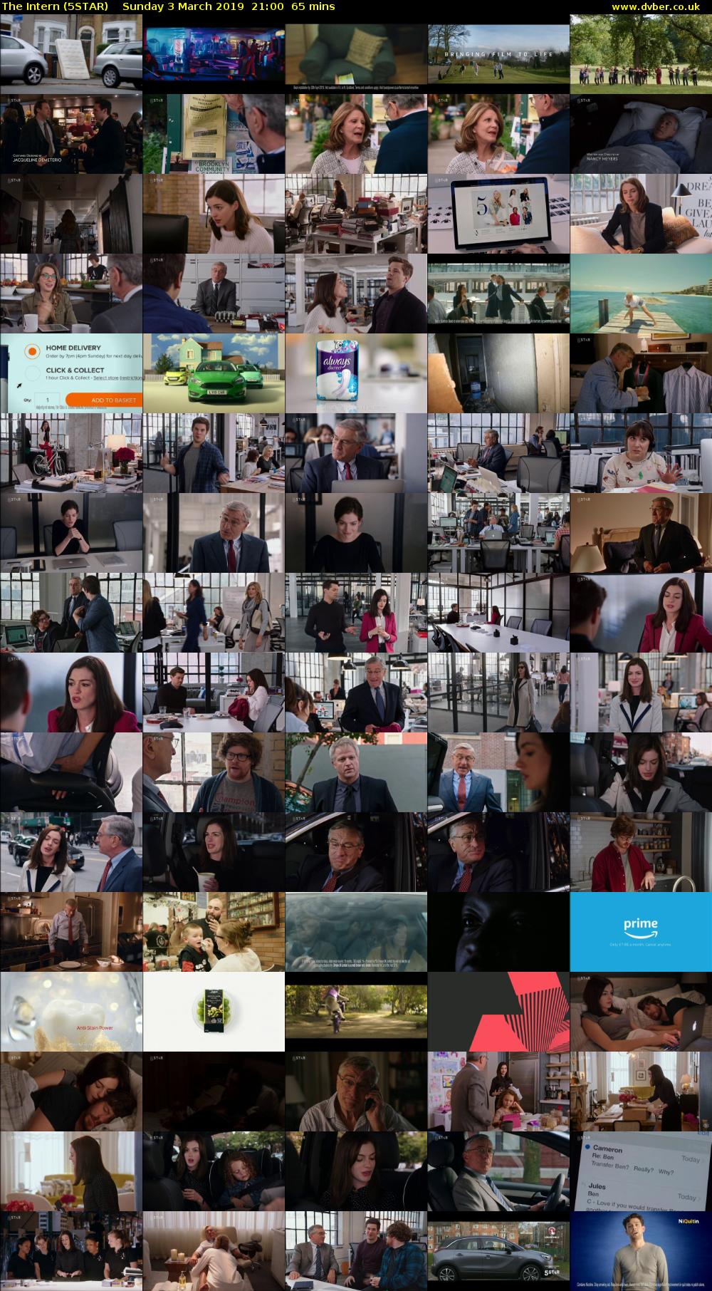 The Intern (5STAR) Sunday 3 March 2019 21:00 - 22:05