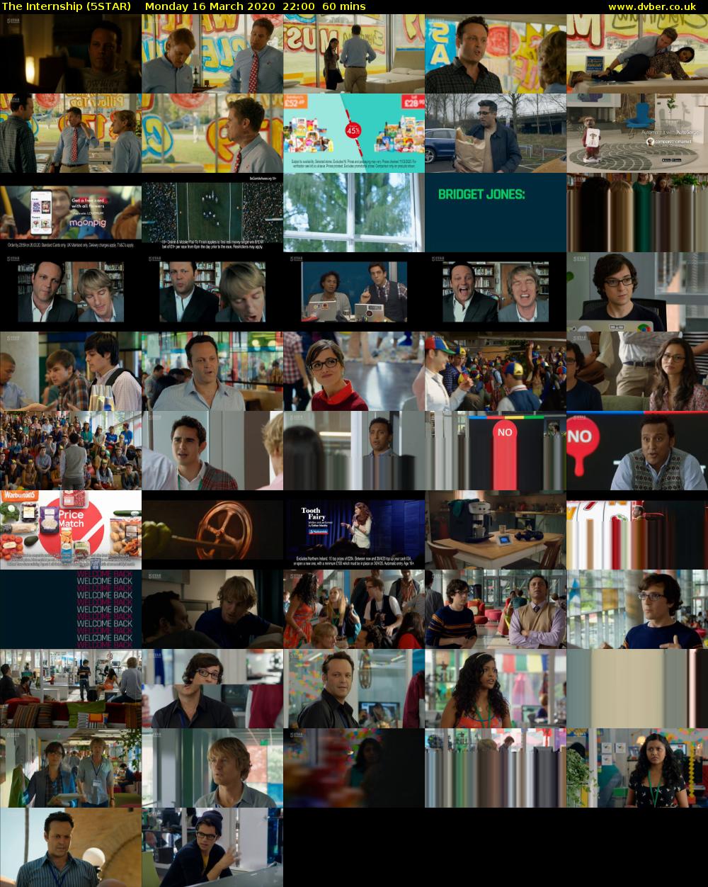 The Internship (5STAR) Monday 16 March 2020 22:00 - 23:00