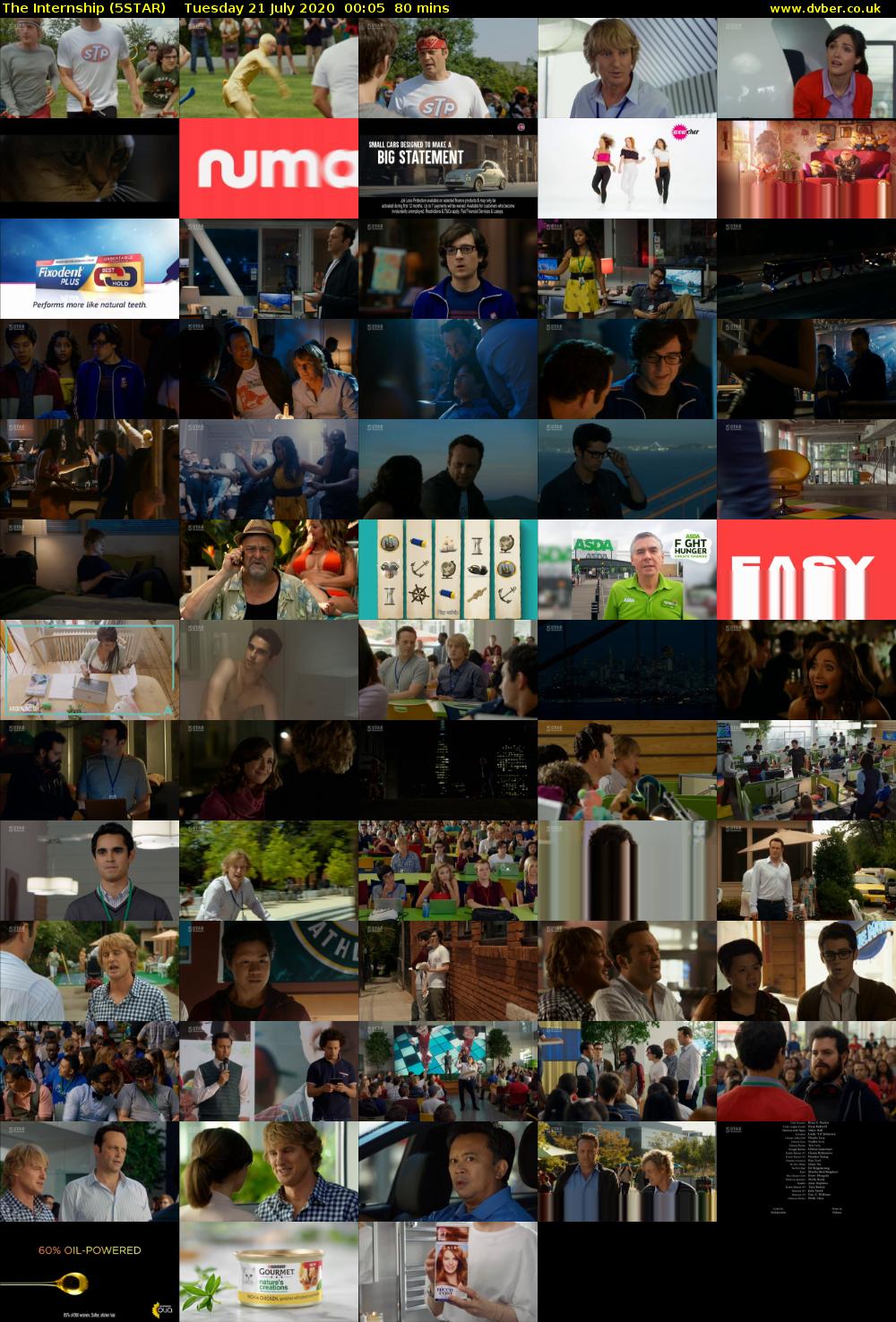 The Internship (5STAR) Tuesday 21 July 2020 00:05 - 01:25