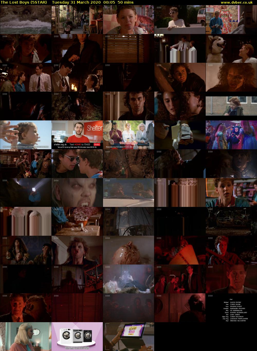 The Lost Boys (5STAR) Tuesday 31 March 2020 00:05 - 00:55