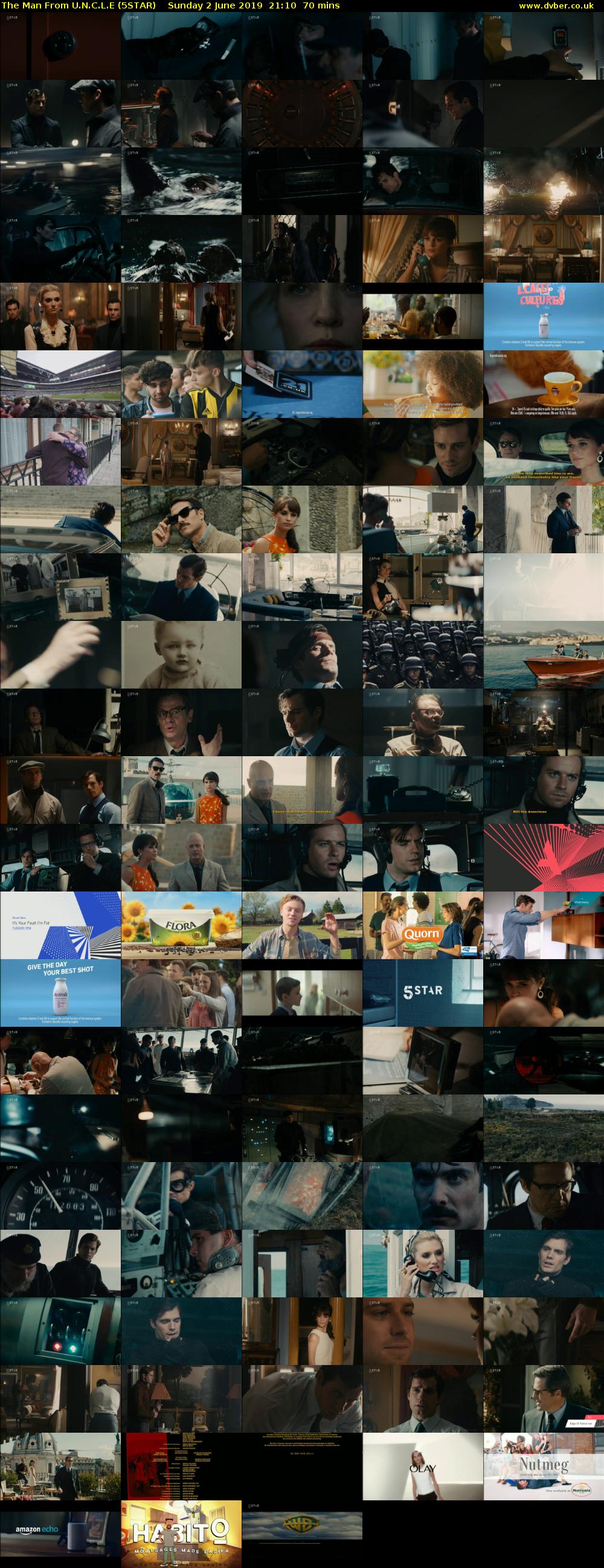 The Man From U.N.C.L.E (5STAR) Sunday 2 June 2019 21:10 - 22:20