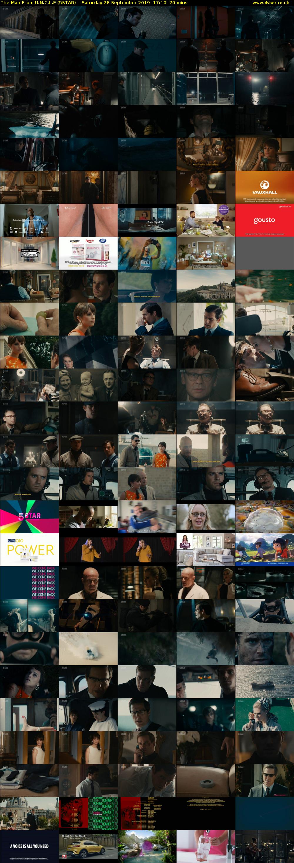 The Man From U.N.C.L.E (5STAR) Saturday 28 September 2019 17:10 - 18:20