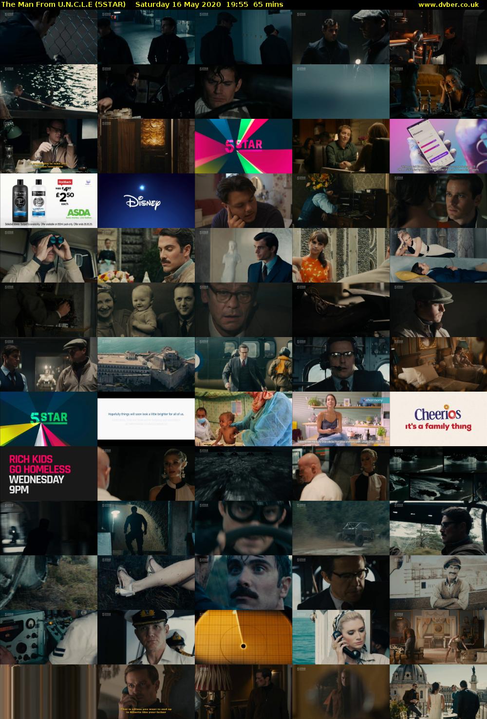 The Man From U.N.C.L.E (5STAR) Saturday 16 May 2020 19:55 - 21:00