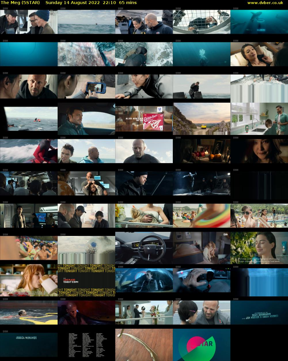 The Meg (5STAR) Sunday 14 August 2022 22:10 - 23:15