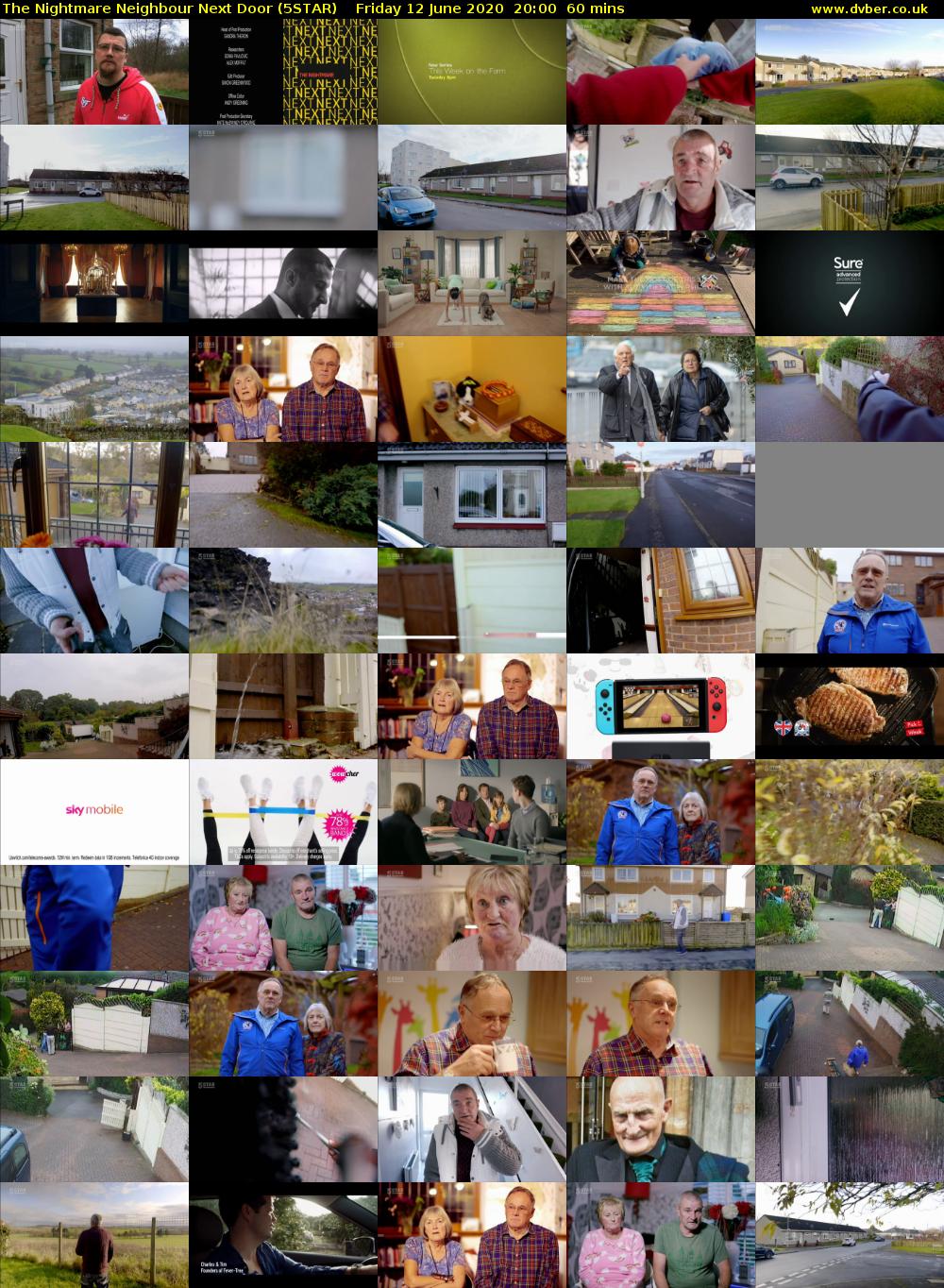 The Nightmare Neighbour Next Door (5STAR) Friday 12 June 2020 20:00 - 21:00