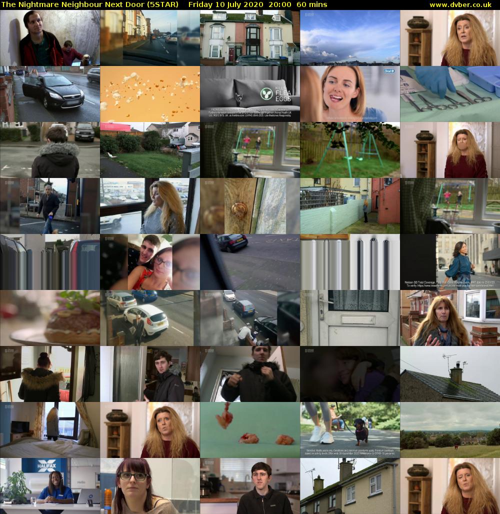 The Nightmare Neighbour Next Door (5STAR) Friday 10 July 2020 20:00 - 21:00