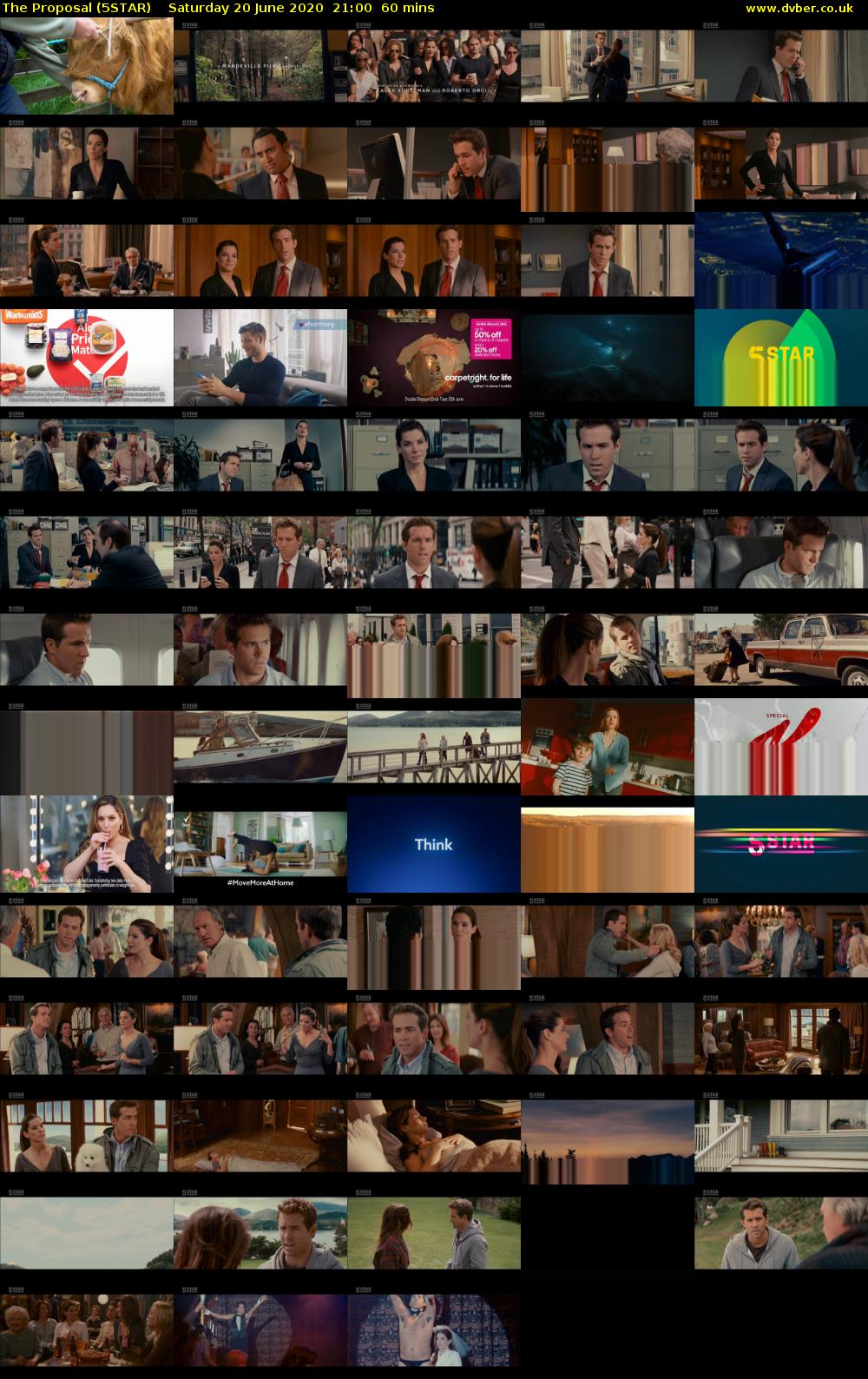 The Proposal (5STAR) Saturday 20 June 2020 21:00 - 22:00