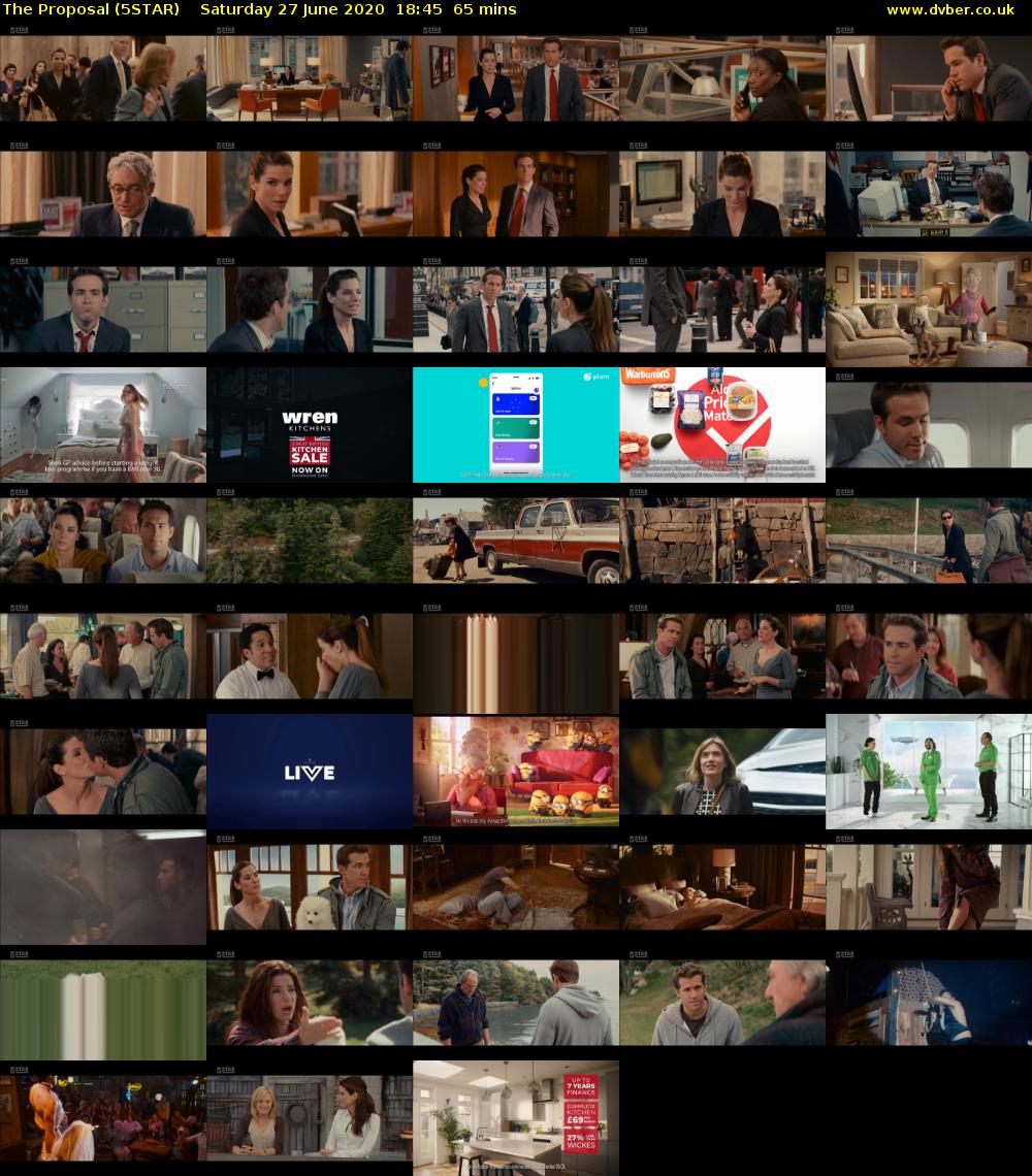 The Proposal (5STAR) Saturday 27 June 2020 18:45 - 19:50