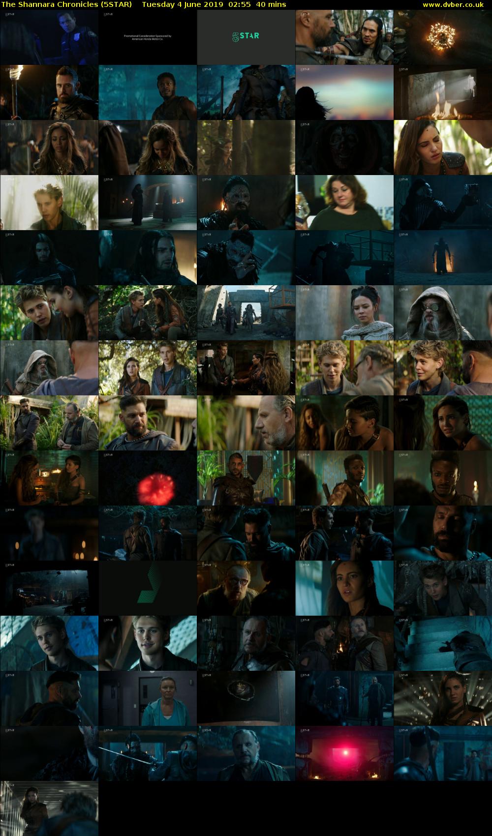 The Shannara Chronicles (5STAR) Tuesday 4 June 2019 02:55 - 03:35