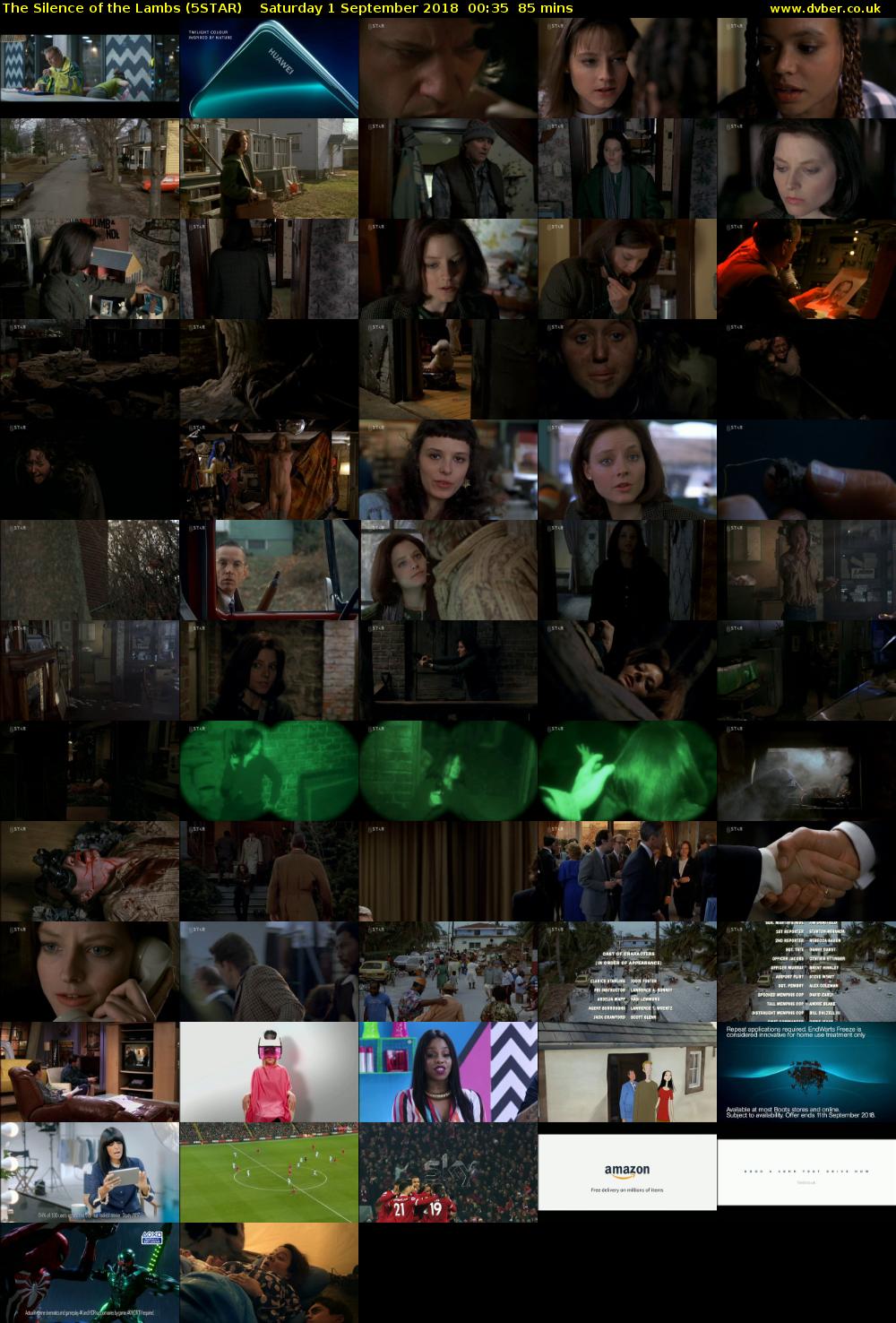 The Silence of the Lambs (5STAR) Saturday 1 September 2018 00:35 - 02:00