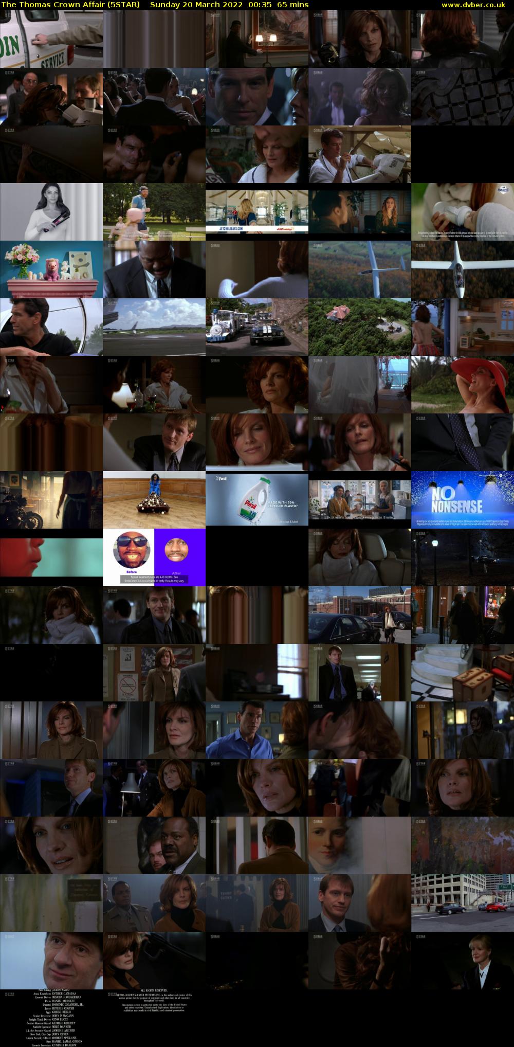 The Thomas Crown Affair (5STAR) Sunday 20 March 2022 00:35 - 01:40