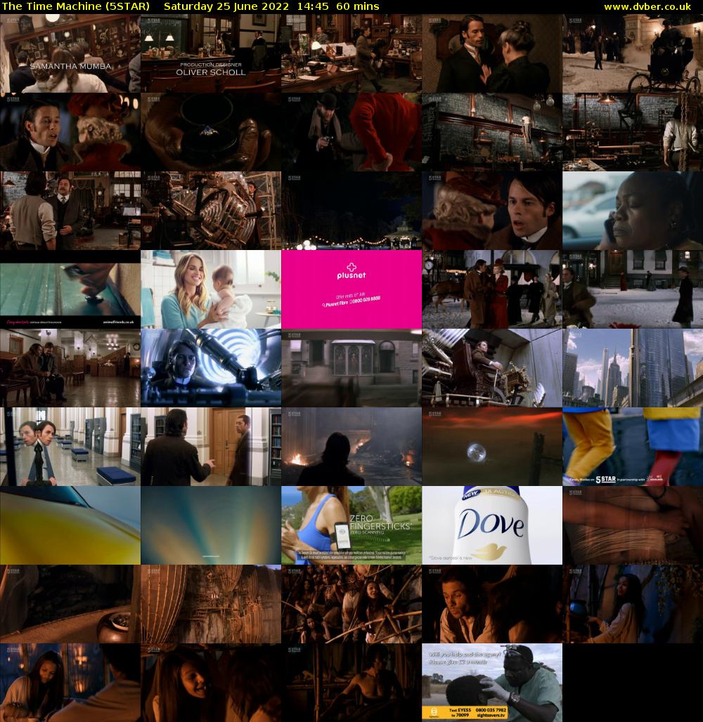 The Time Machine (5STAR) Saturday 25 June 2022 14:45 - 15:45