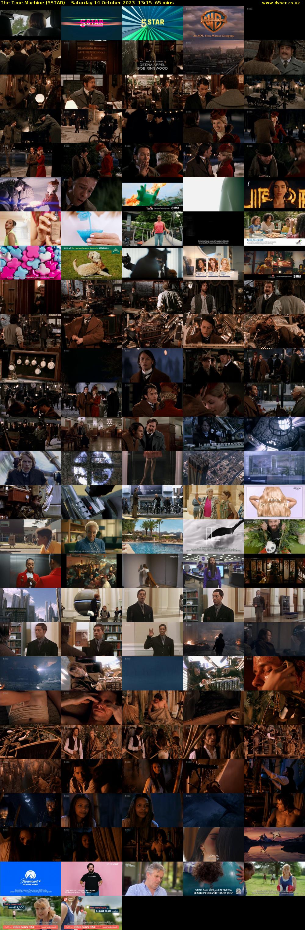 The Time Machine (5STAR) Saturday 14 October 2023 13:15 - 14:20