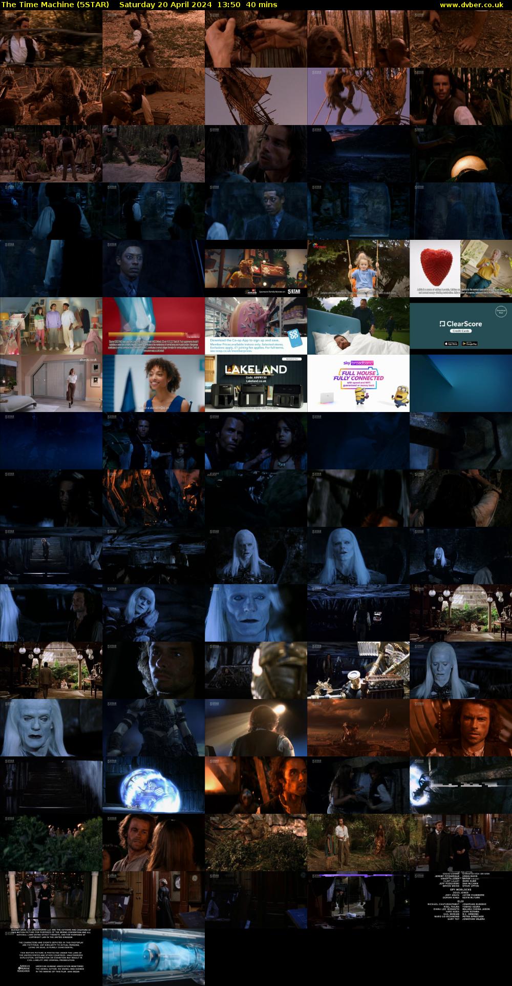 The Time Machine (5STAR) Saturday 20 April 2024 13:50 - 14:30