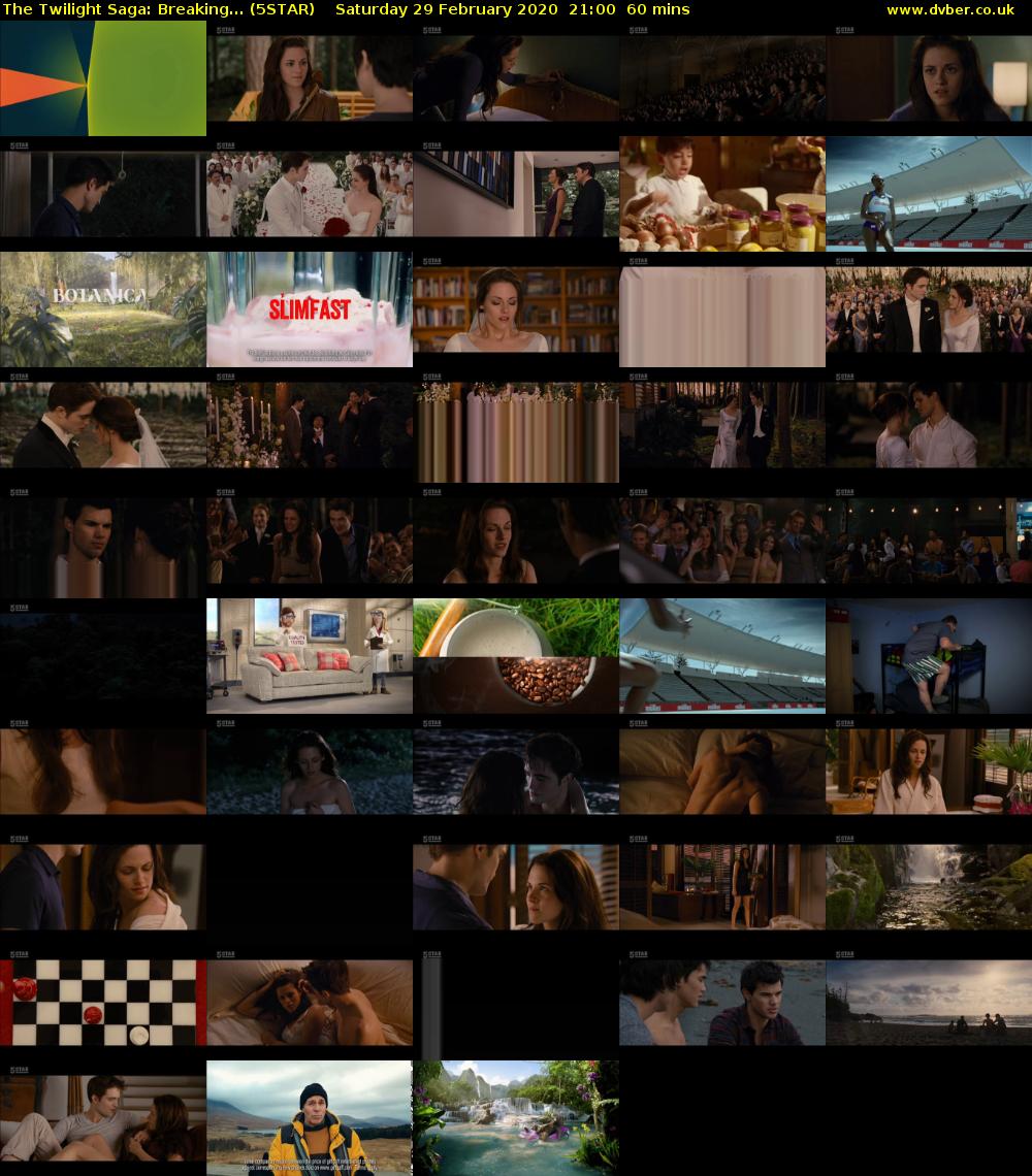 The Twilight Saga: Breaking... (5STAR) Saturday 29 February 2020 21:00 - 22:00