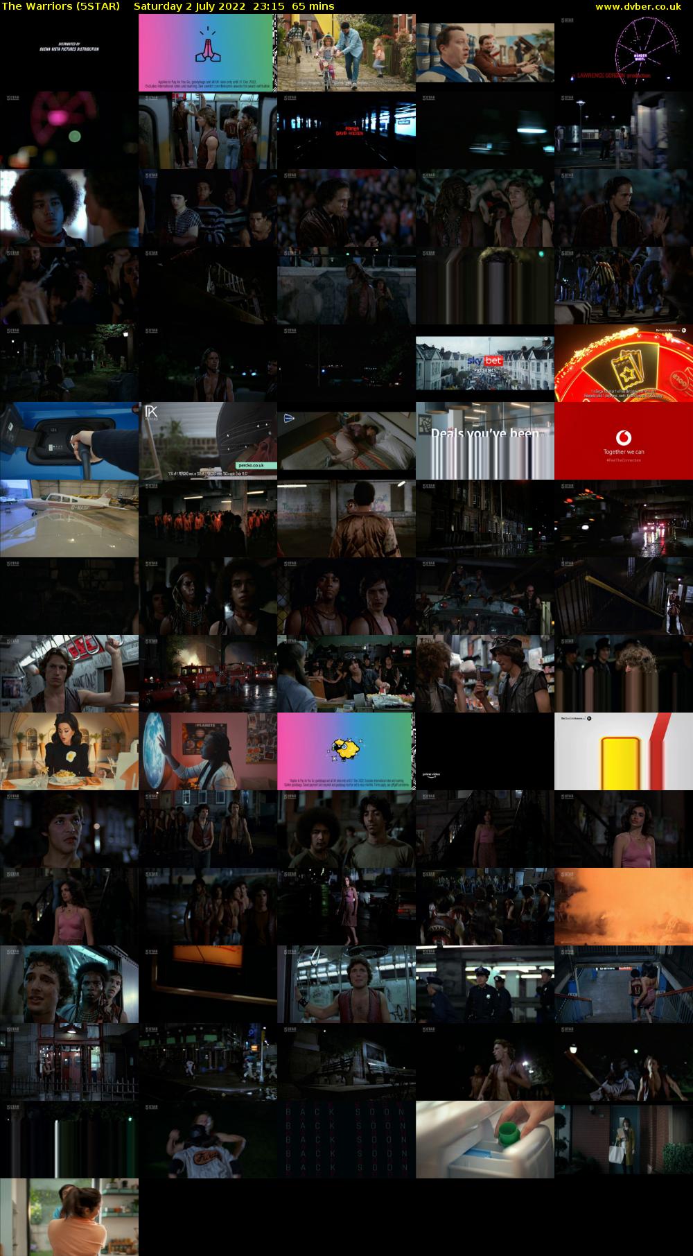 The Warriors (5STAR) Saturday 2 July 2022 23:15 - 00:20