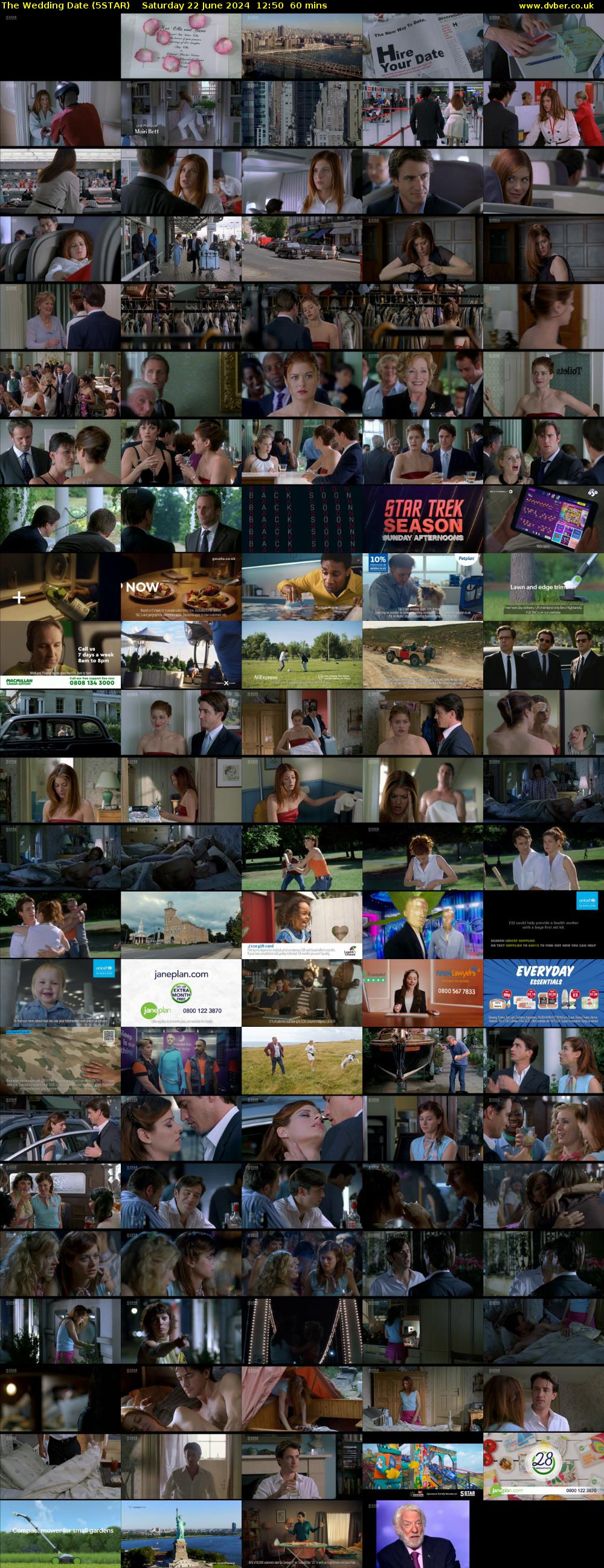 The Wedding Date (5STAR) Saturday 22 June 2024 12:50 - 13:50