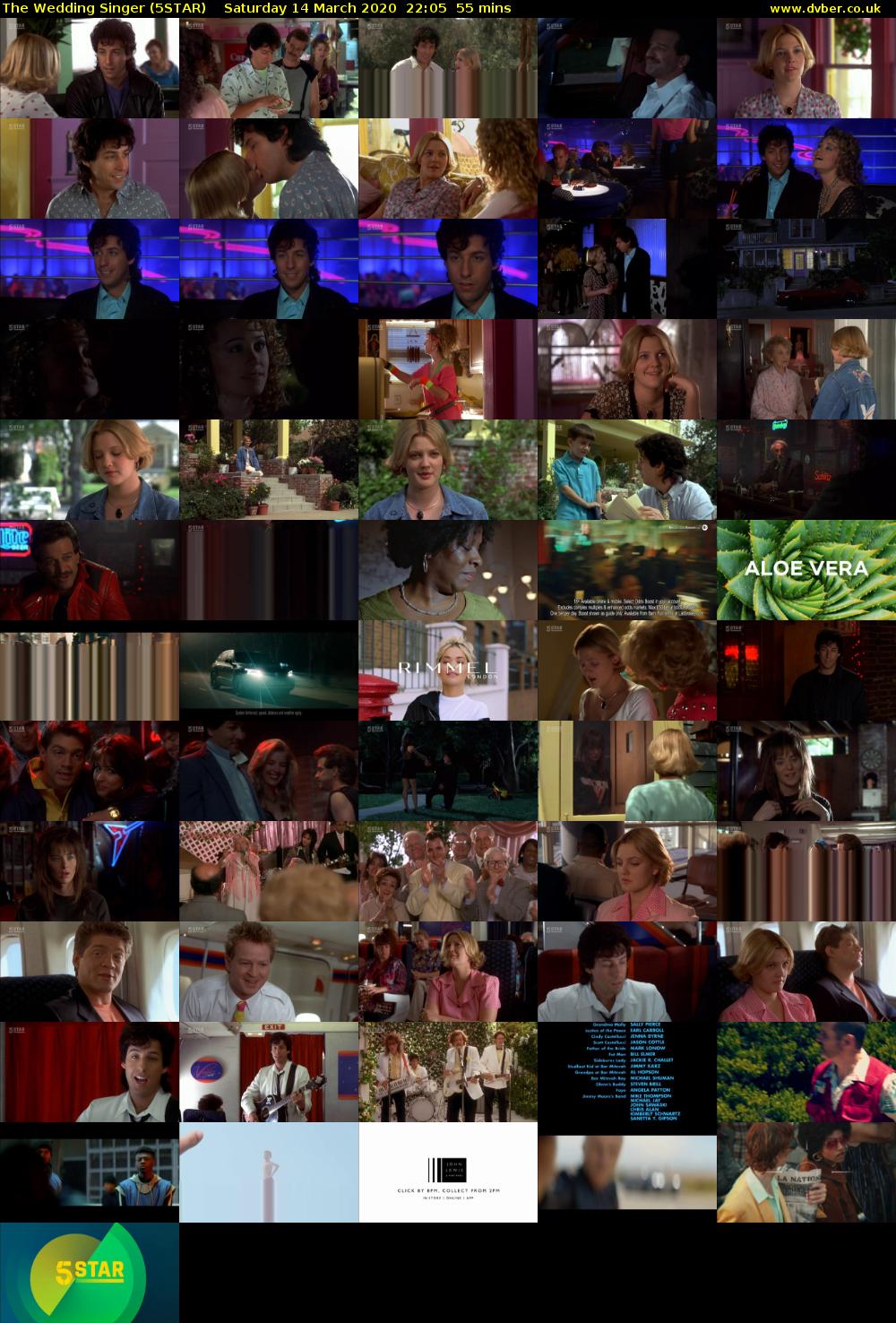 The Wedding Singer (5STAR) Saturday 14 March 2020 22:05 - 23:00